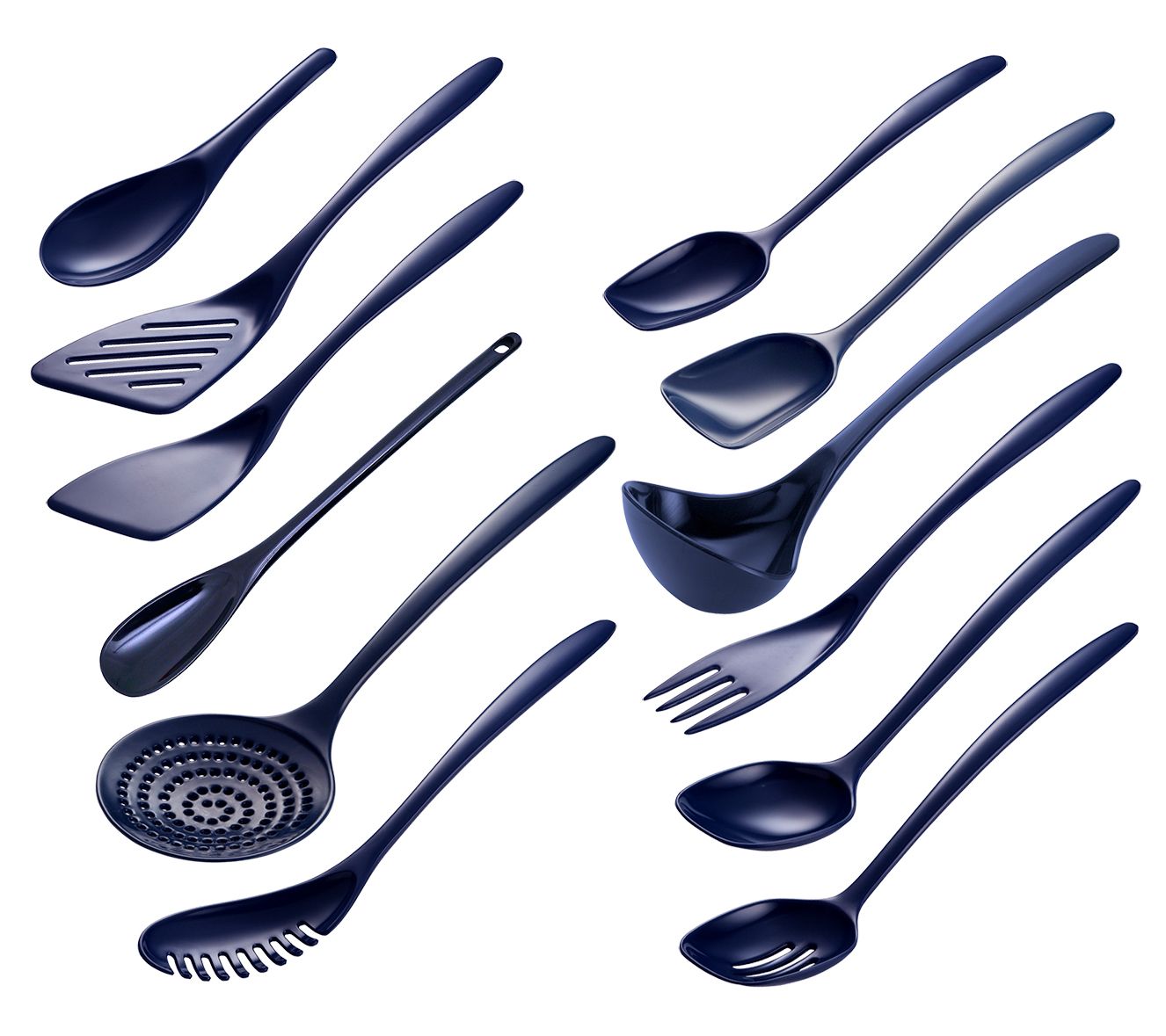 Gourmac Hutzler 12-Piece Set Melamine Utensils