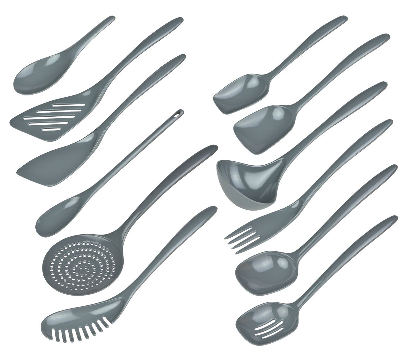 Gourmac Hutzler 12-Piece Set Melamine Utensils