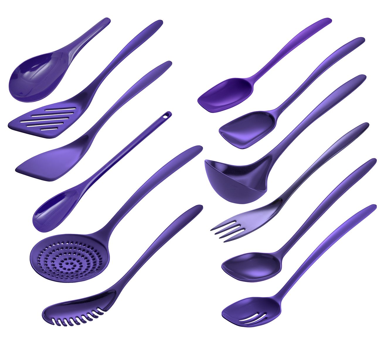 Gourmac Hutzler 12-Piece Set Melamine Utensils