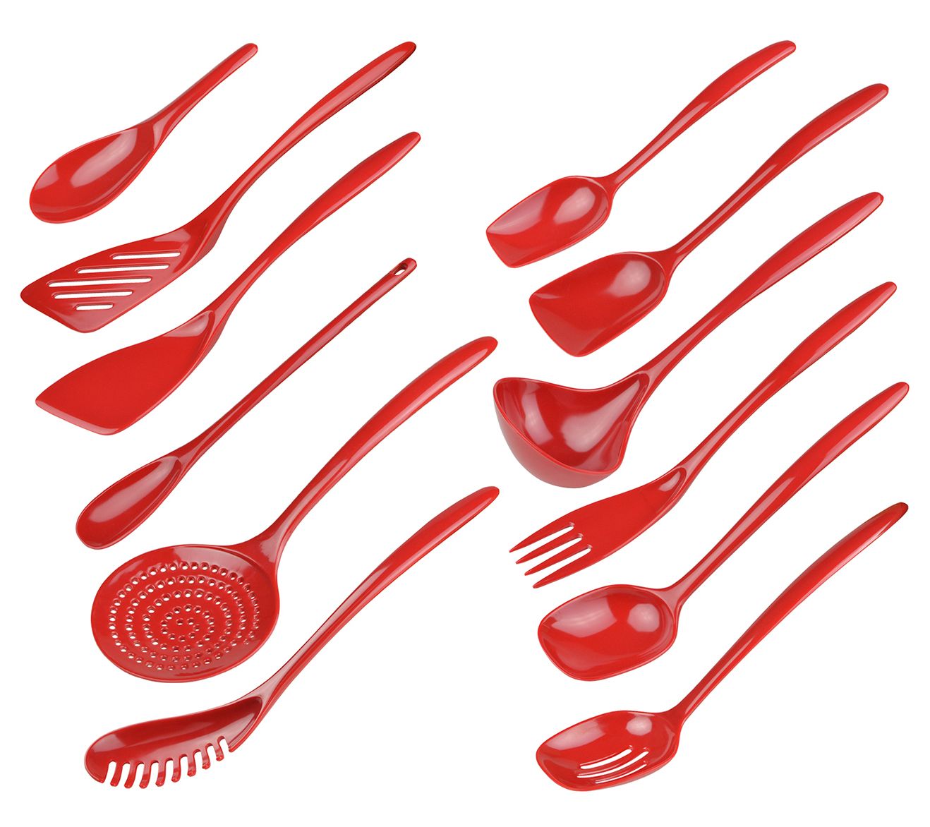 Gourmac Hutzler 12-Piece Set Melamine Utensils