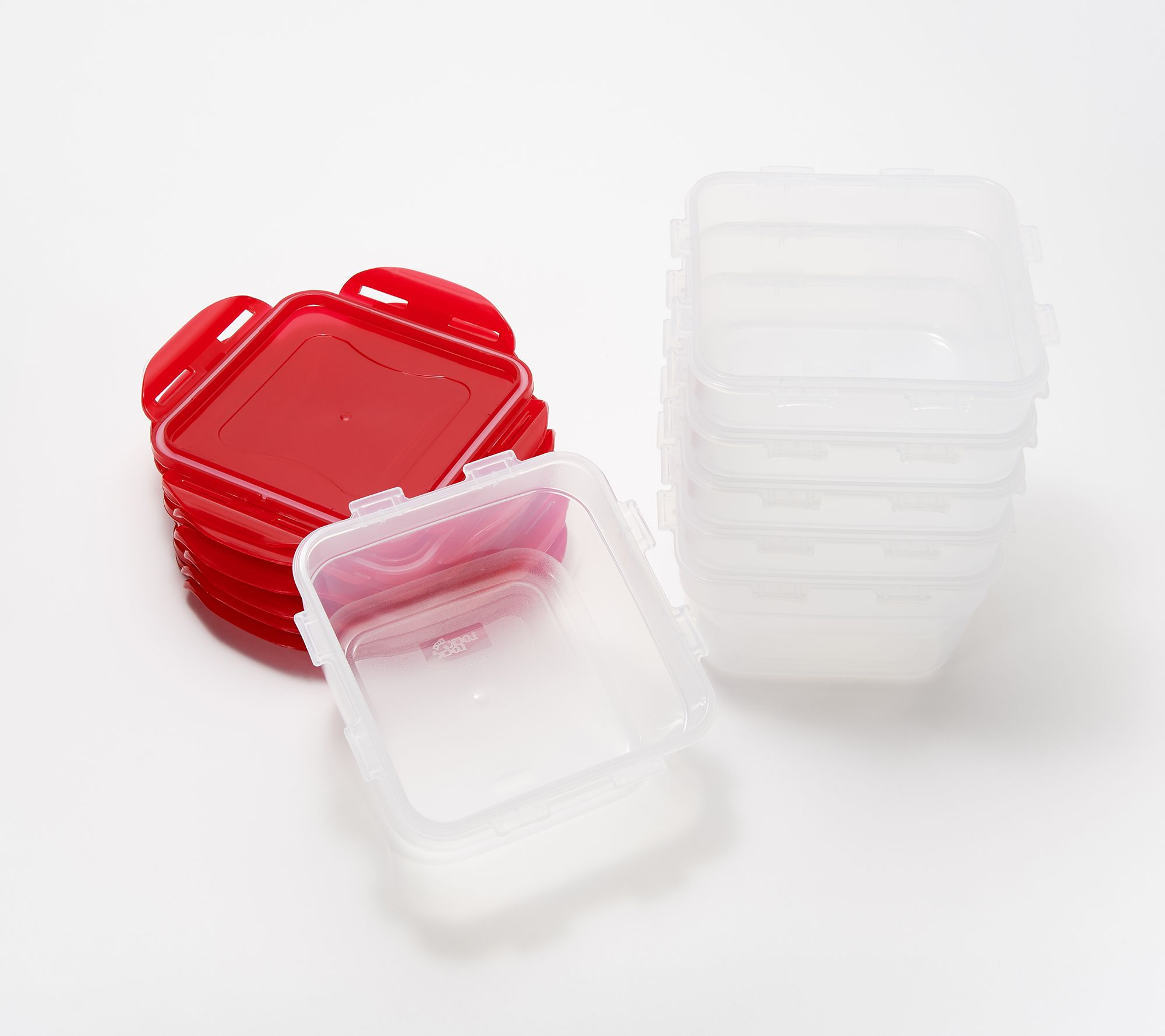 LocknLock Set of 6 Nesting Square Storage Container Set