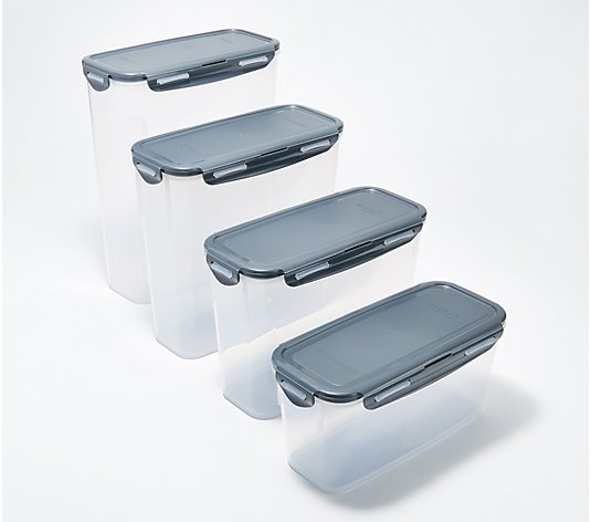 Lock & Lock 8-piece Nestable Set with 9x13 Container - QVC.com