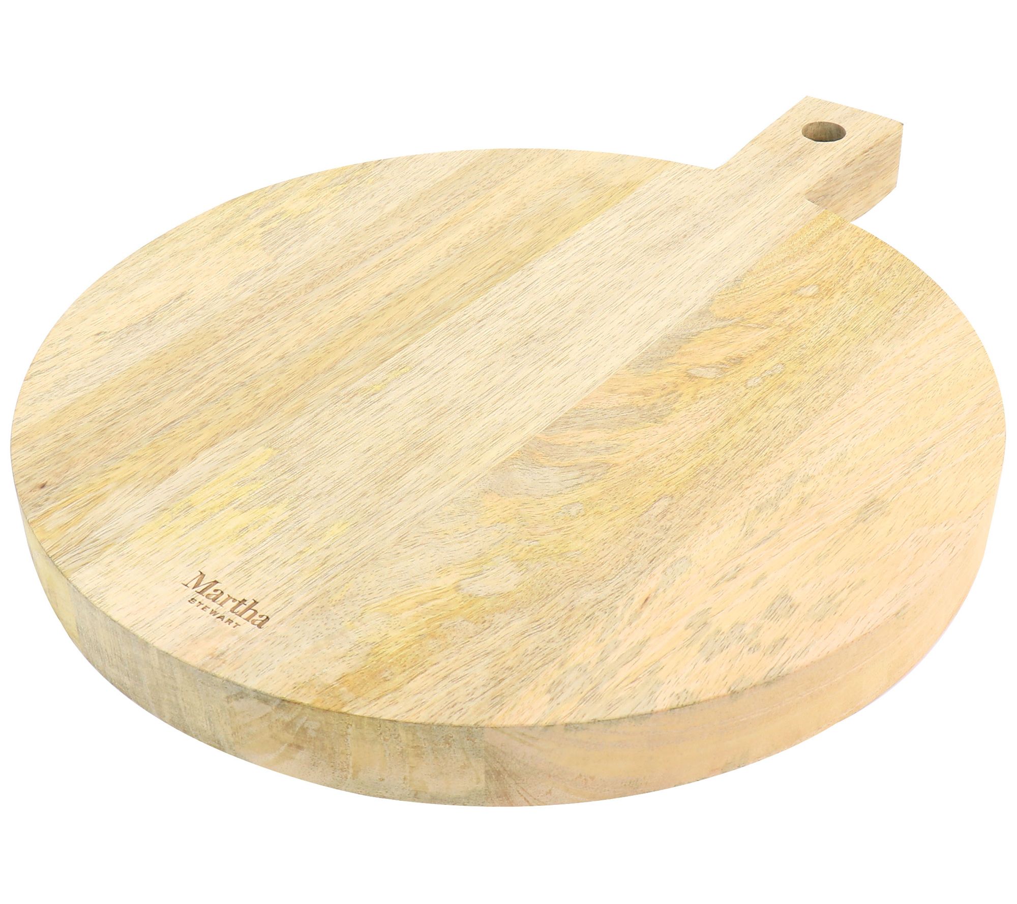 Martha Stewart Mango Wood 14 Round Charcuterie Serving Board