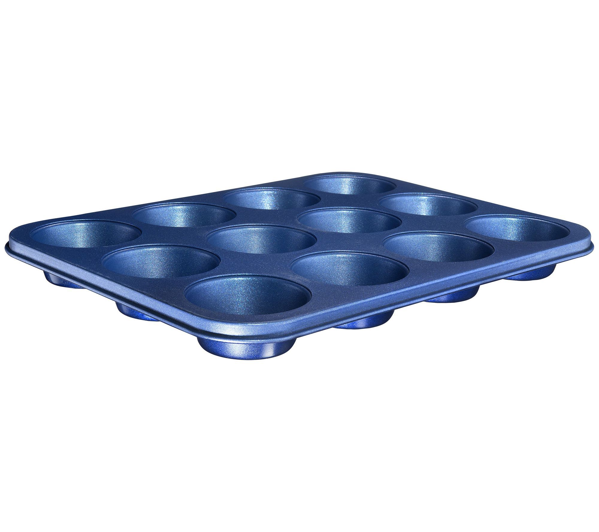 Granitestone Blue 12-Cup Non-Stick Muffin Pan 
