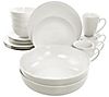 Elama Iris 32 Piece Porcelain Dinnerware Set