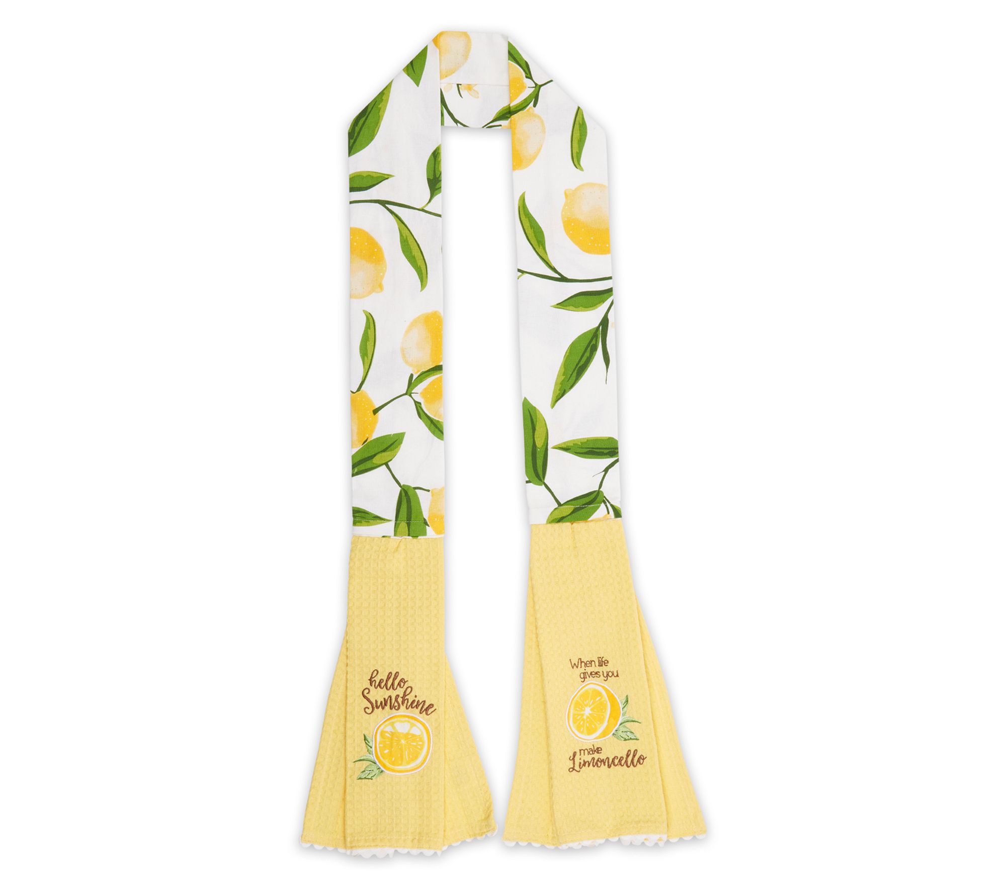 Design Imports Set of 2 Lemon Bliss Oven Mitts 