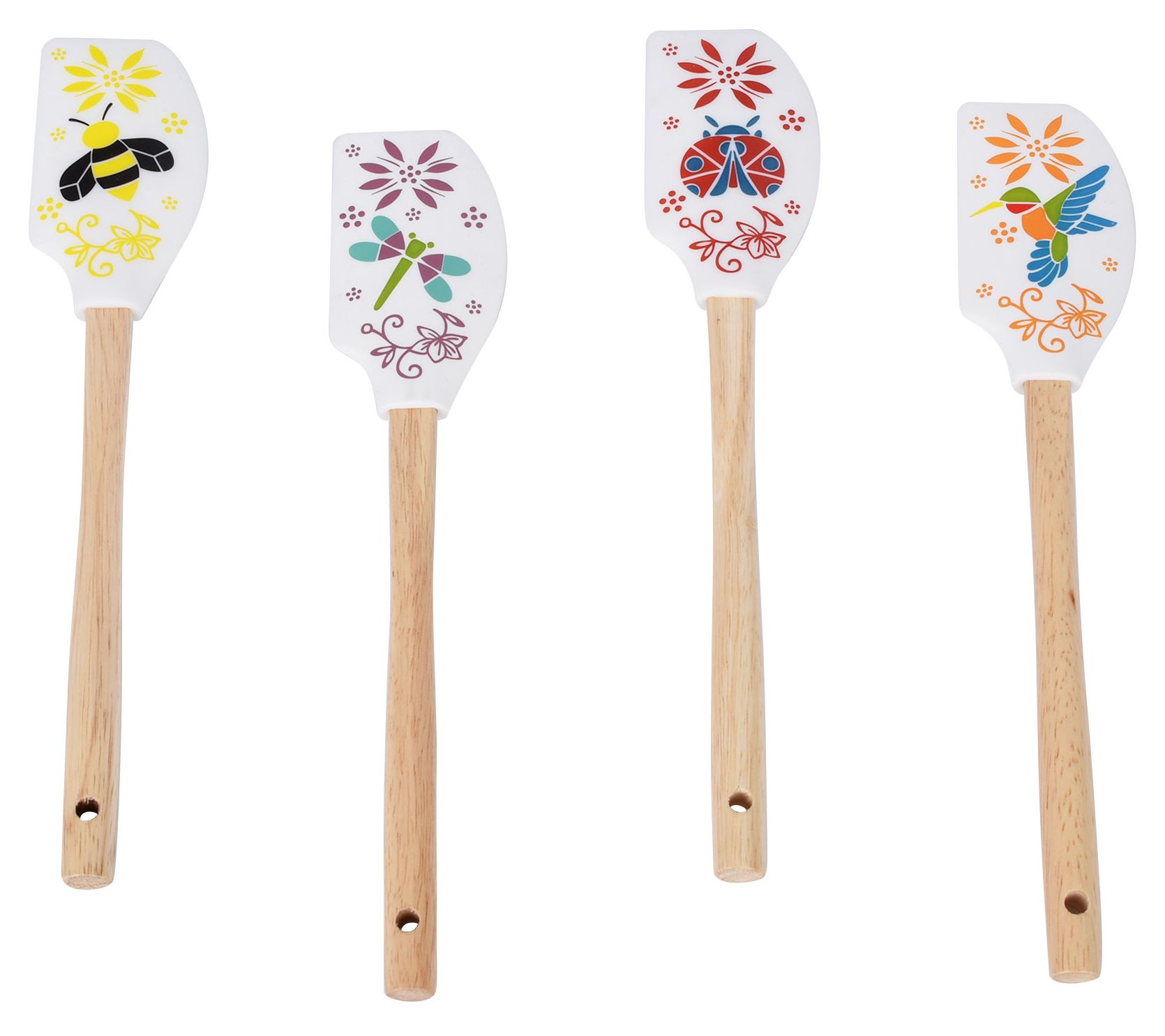 Temp-Tations Seasonal Set of 4 Spatulas ,Garden