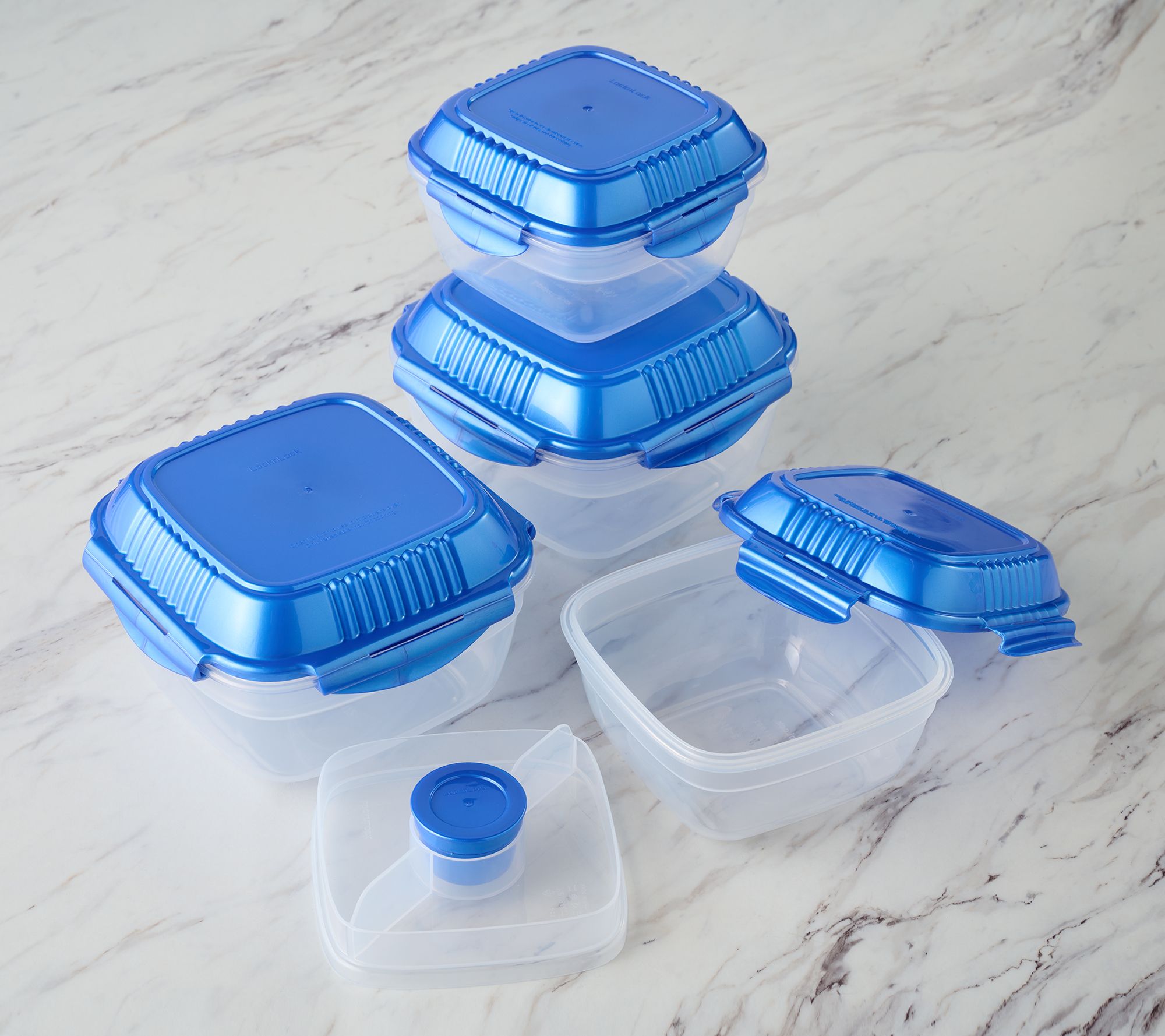 LocknLock 4-Pc Zen Bento Lunch Containers w/ Dividers 