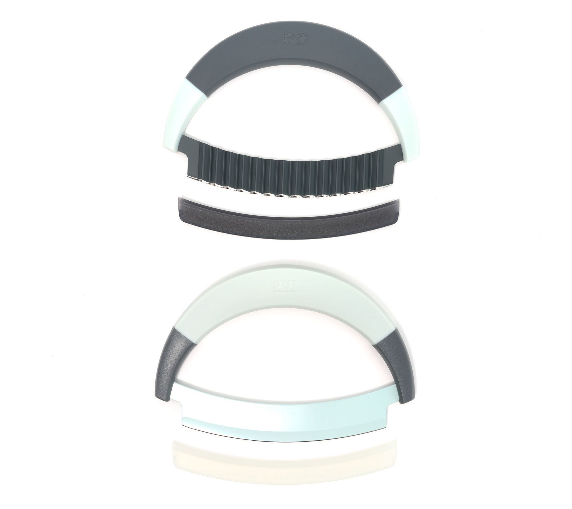 Kuhn Rikon Set of 2 Straight and Crinkle Edge Mezzaluna Set