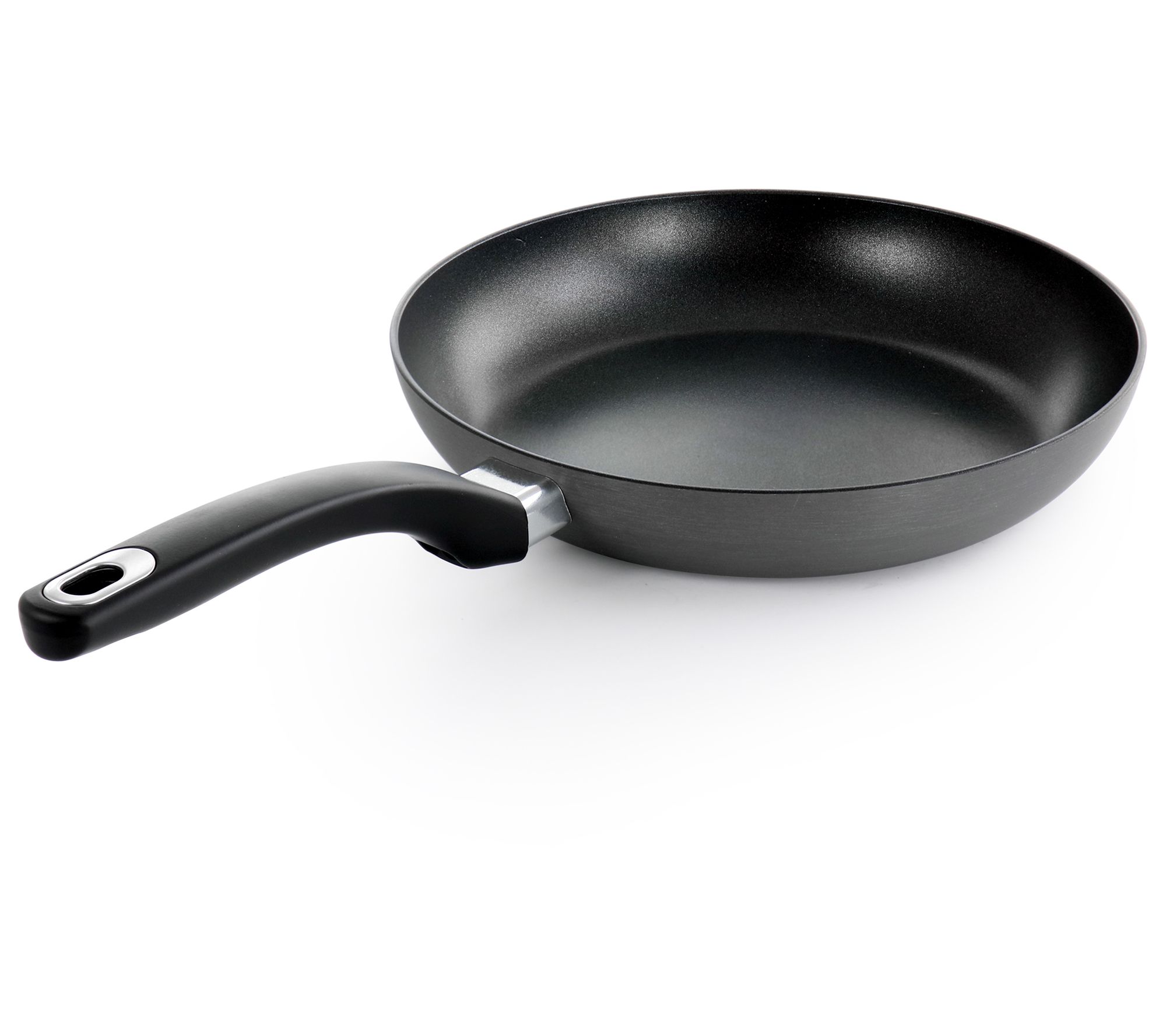 Oster Castaway 12 inch Cast Iron Round Frying Pan with Dual Spouts