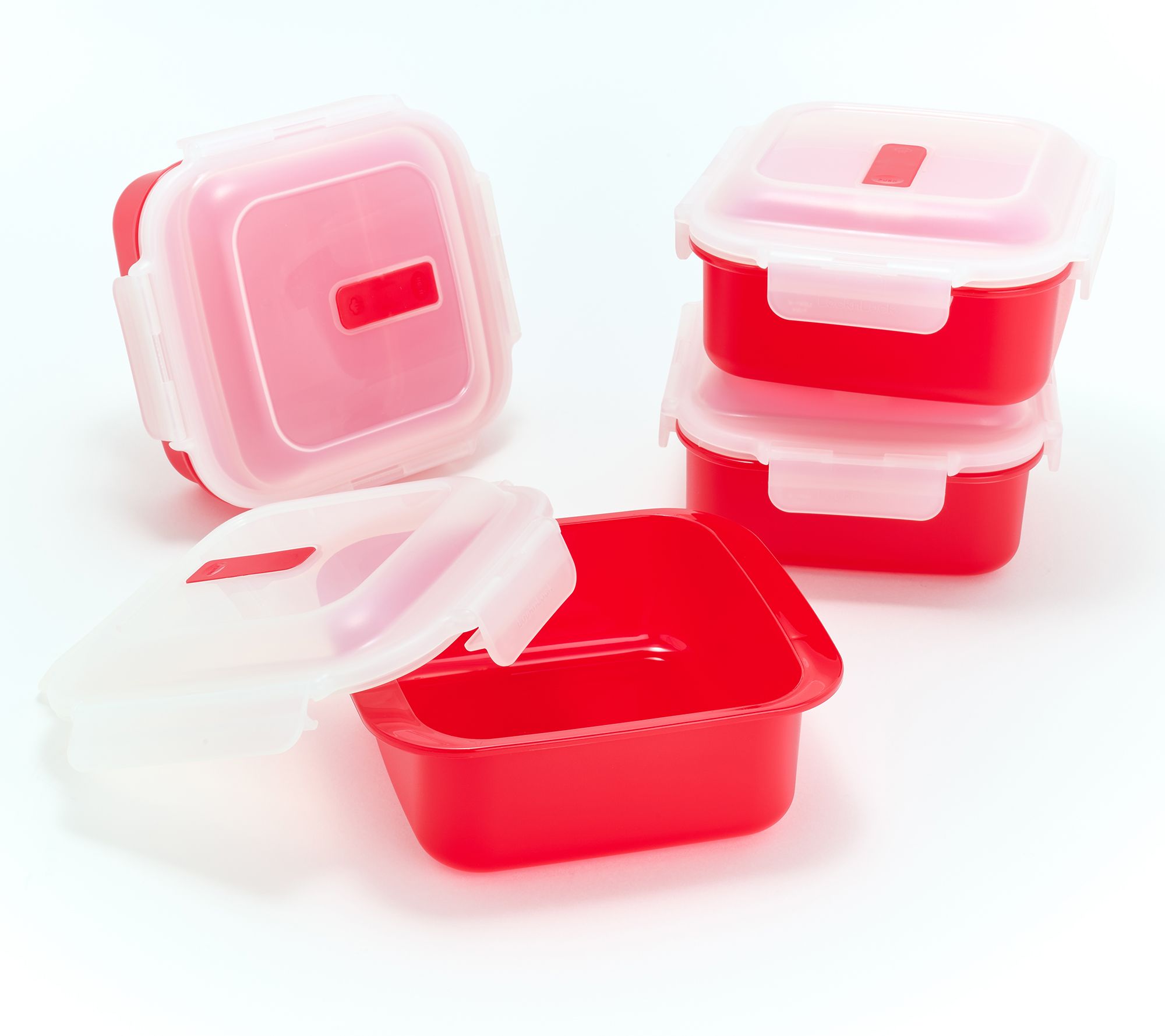 LocknLock Set of 4 Instant Cook Microwave Squares