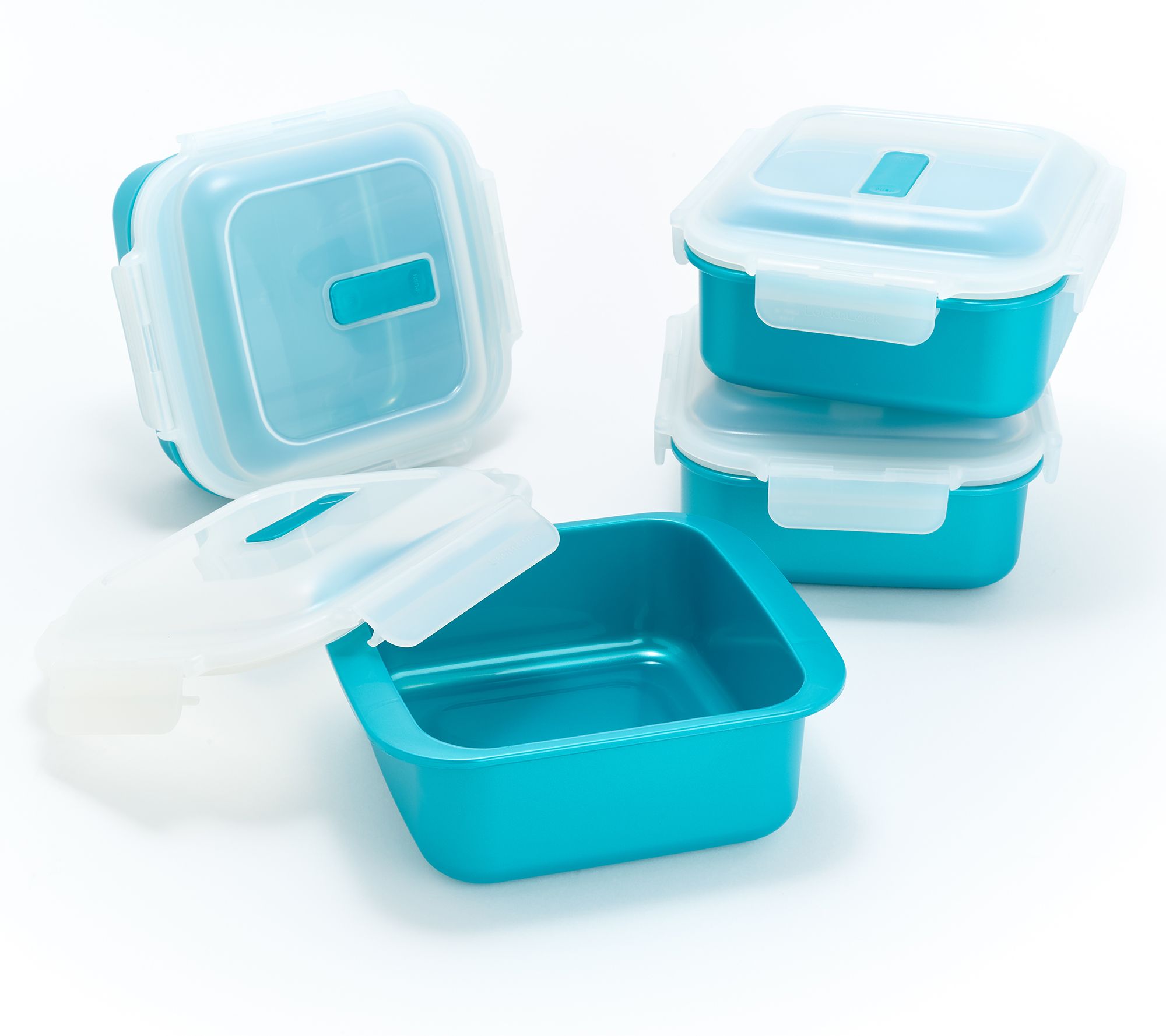 LocknLock Set of 4 Instant Cook Microwave Squares