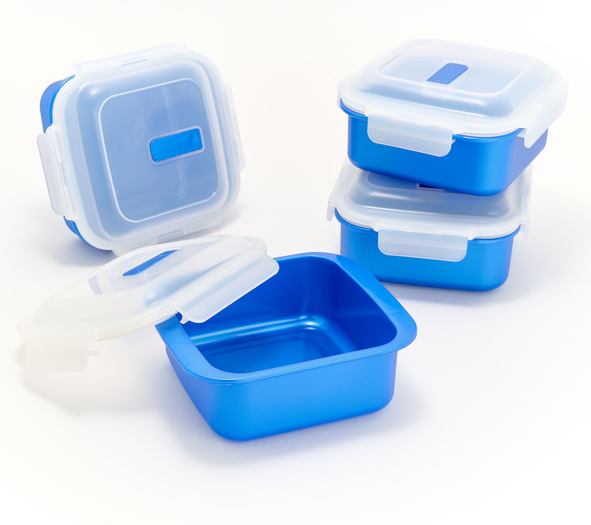 LocknLock Set of 4 Instant Cook Microwave Squares
