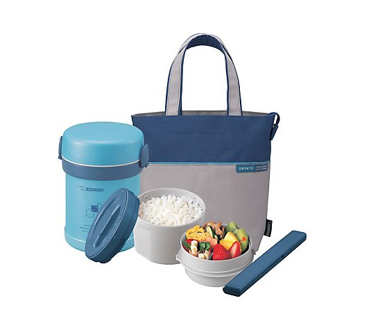 Zojirushi Insulated 2-Piece Lunch Jar with Tote Bag