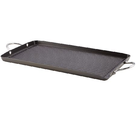 Cuisinart Hard Anodized Nonstick Double Burner Griddle, 13 x 20