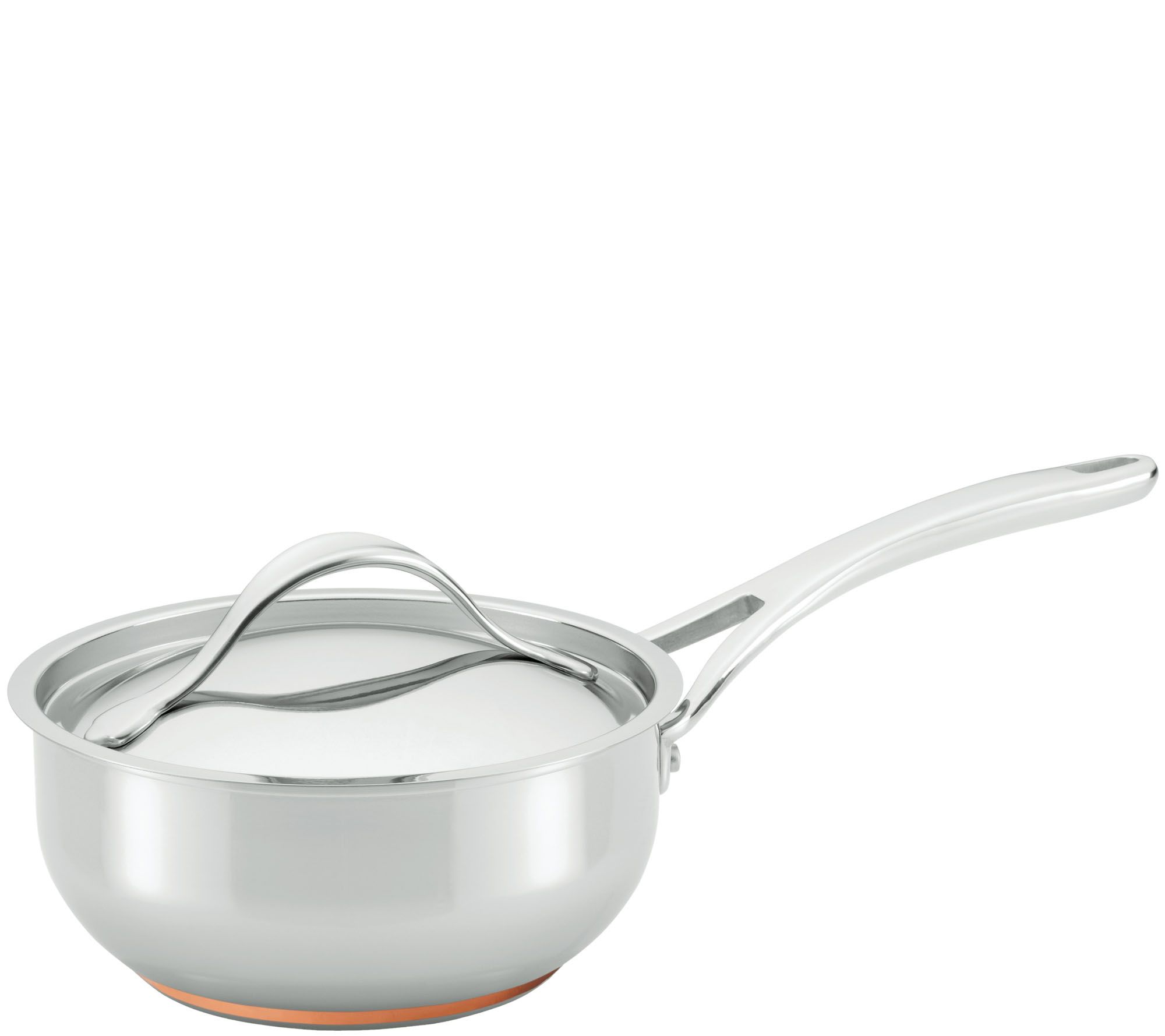 Anolon Nouvelle Copper Stainless Steel 12-Inch Covered French