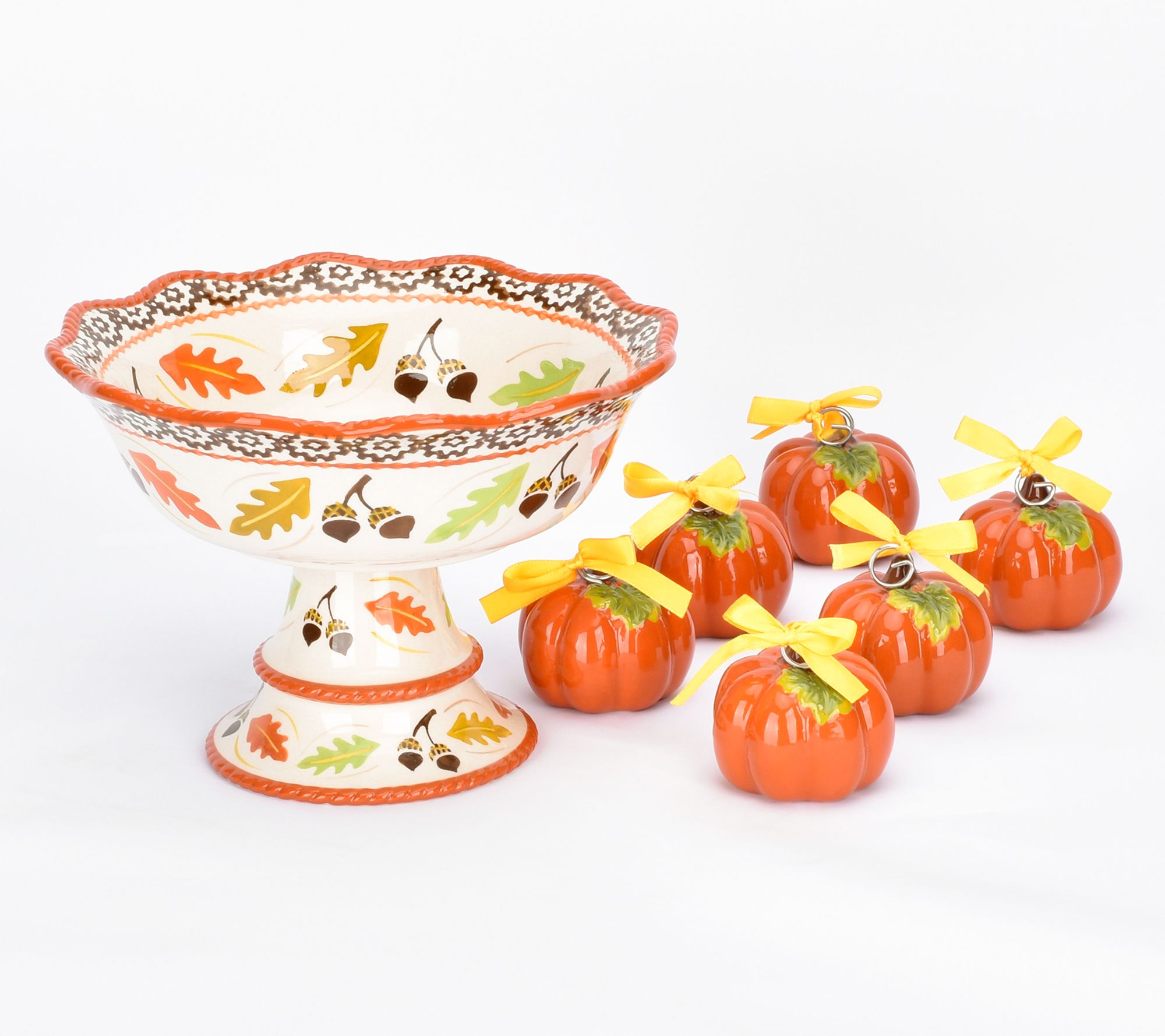 "As Is" Temptations Centertaining Pedestal with 6 Card Holders