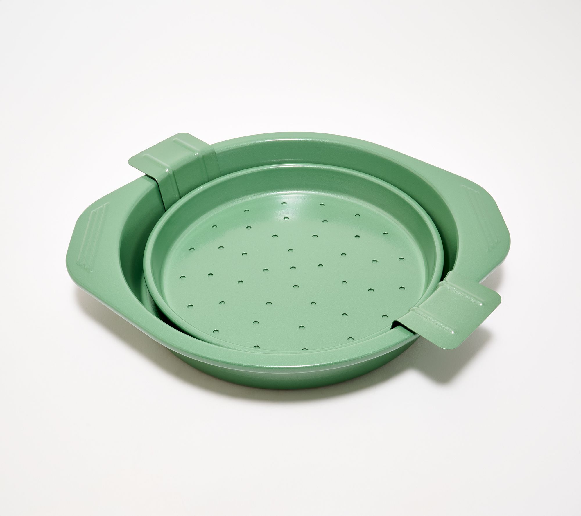 Carla Hall Sweet Heritage Nonstick Pie Dish w/ Lift Out Insert