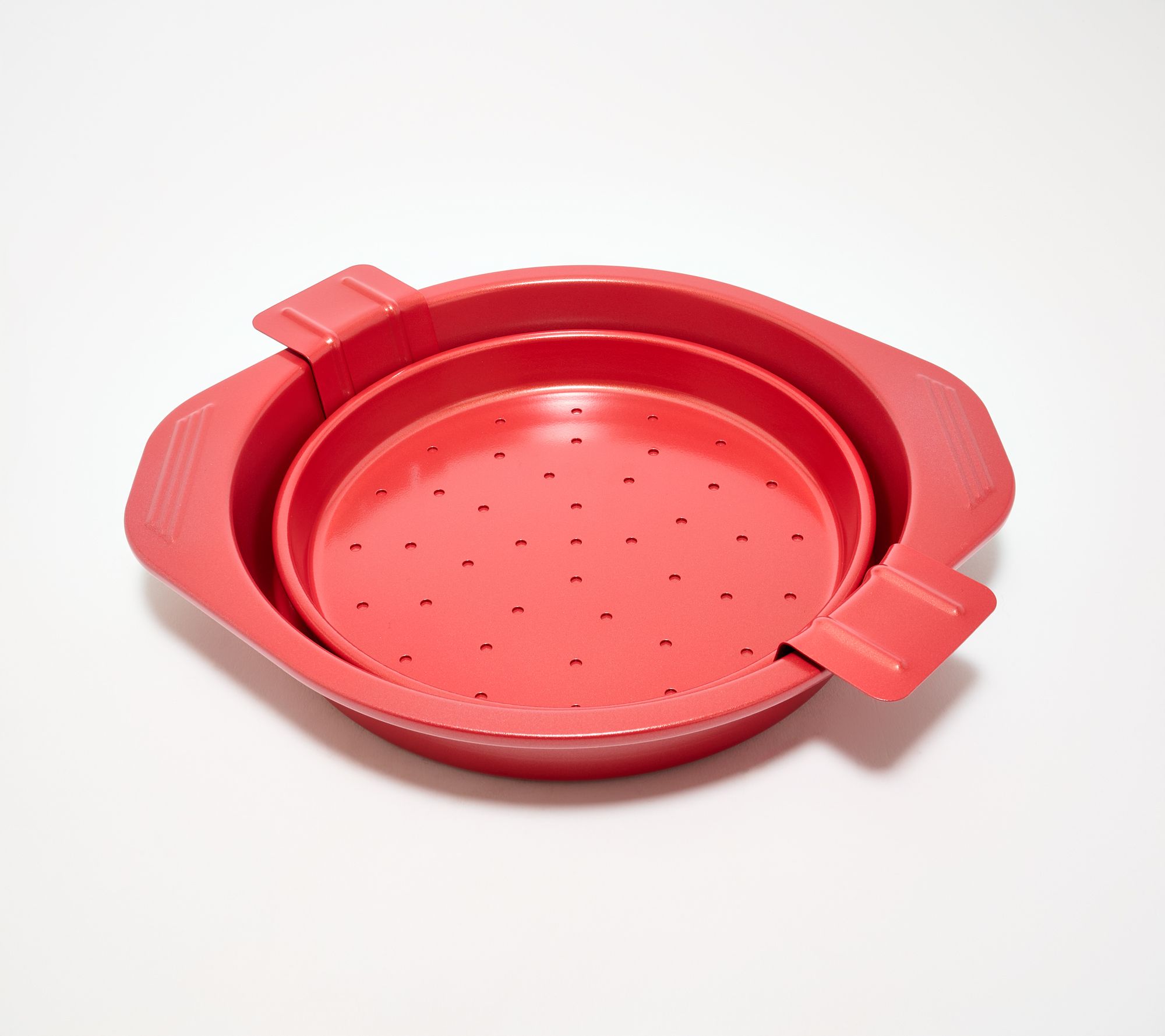 Carla Hall Sweet Heritage Nonstick Pie Dish w/ Lift Out Insert