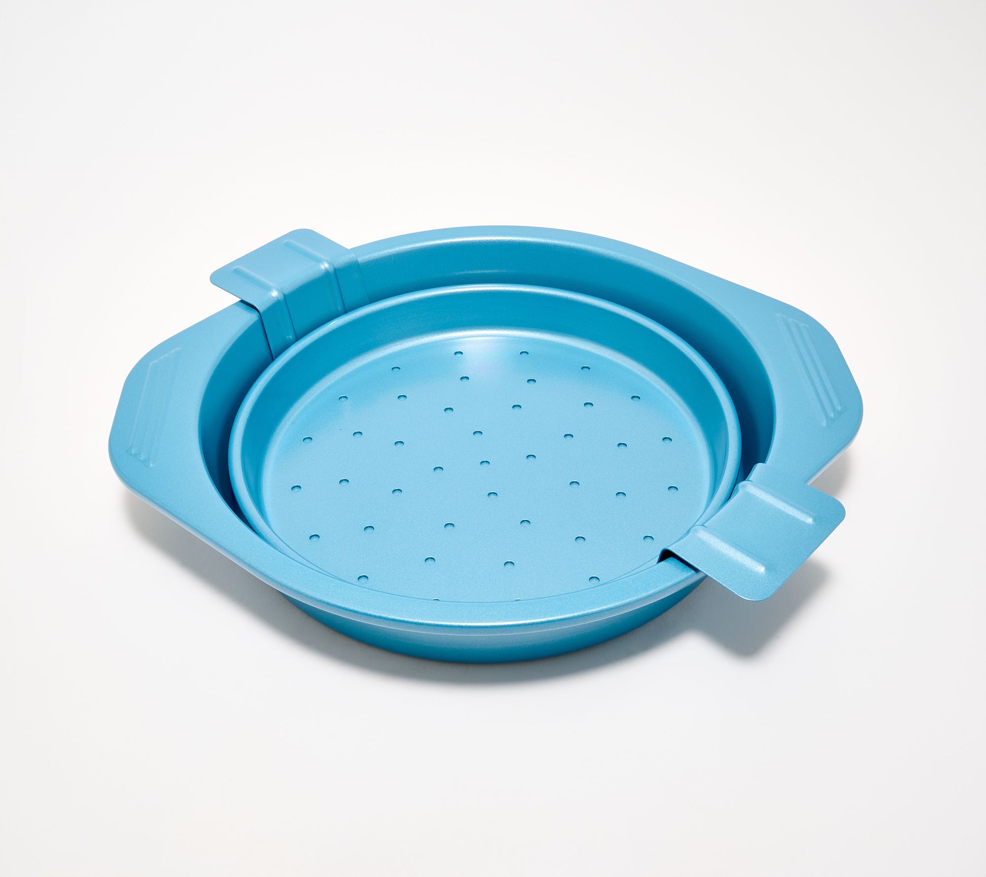 Carla Hall Sweet Heritage Nonstick Pie Dish w/ Lift Out Insert