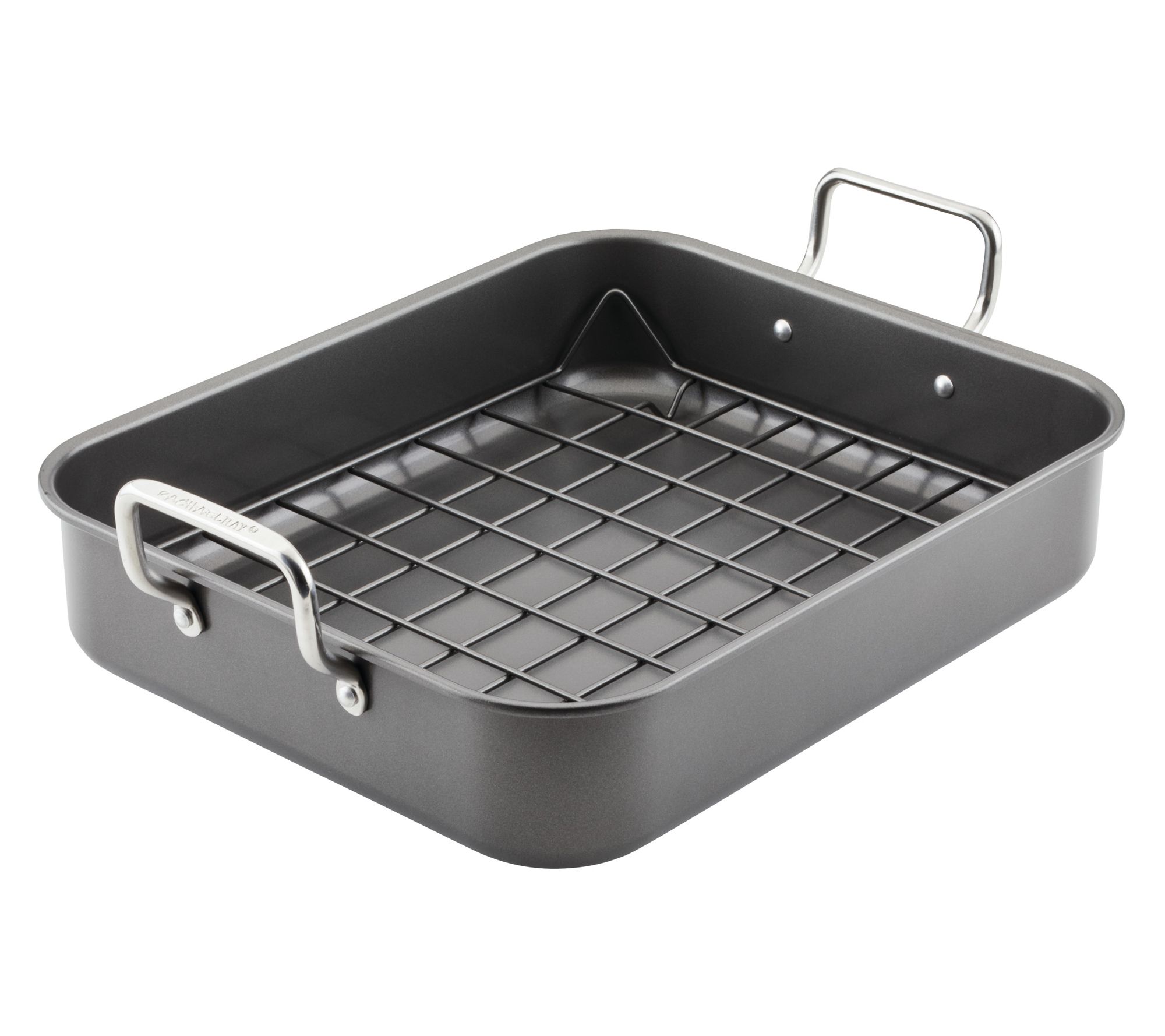 Rachael Ray Nonstick Roasting Pan with Reversible Rack