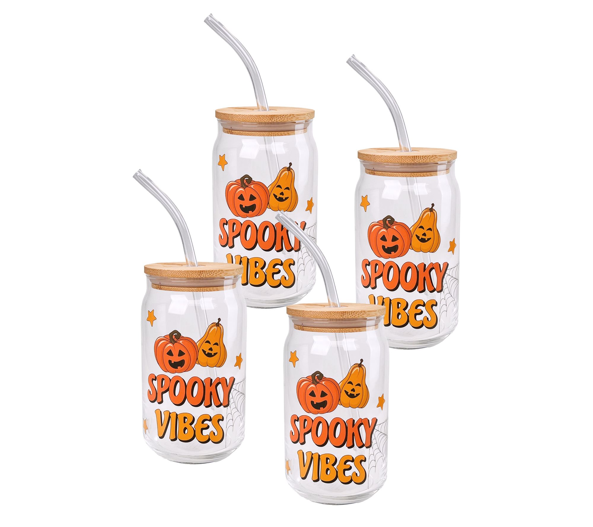 10 Strawberry Street Set of 4 Spooky Sippers