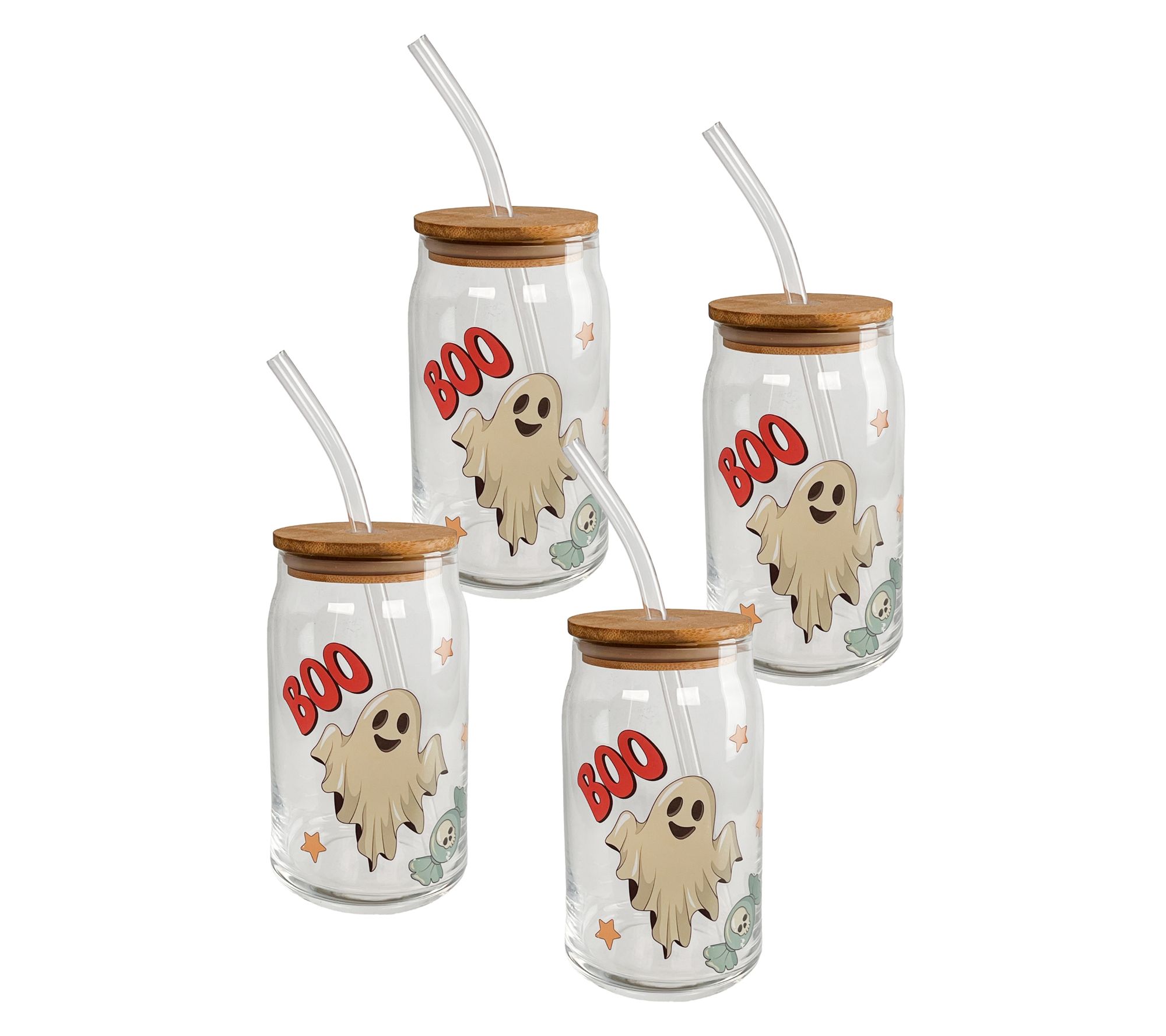 10 Strawberry Street Set of 4 Spooky Sippers