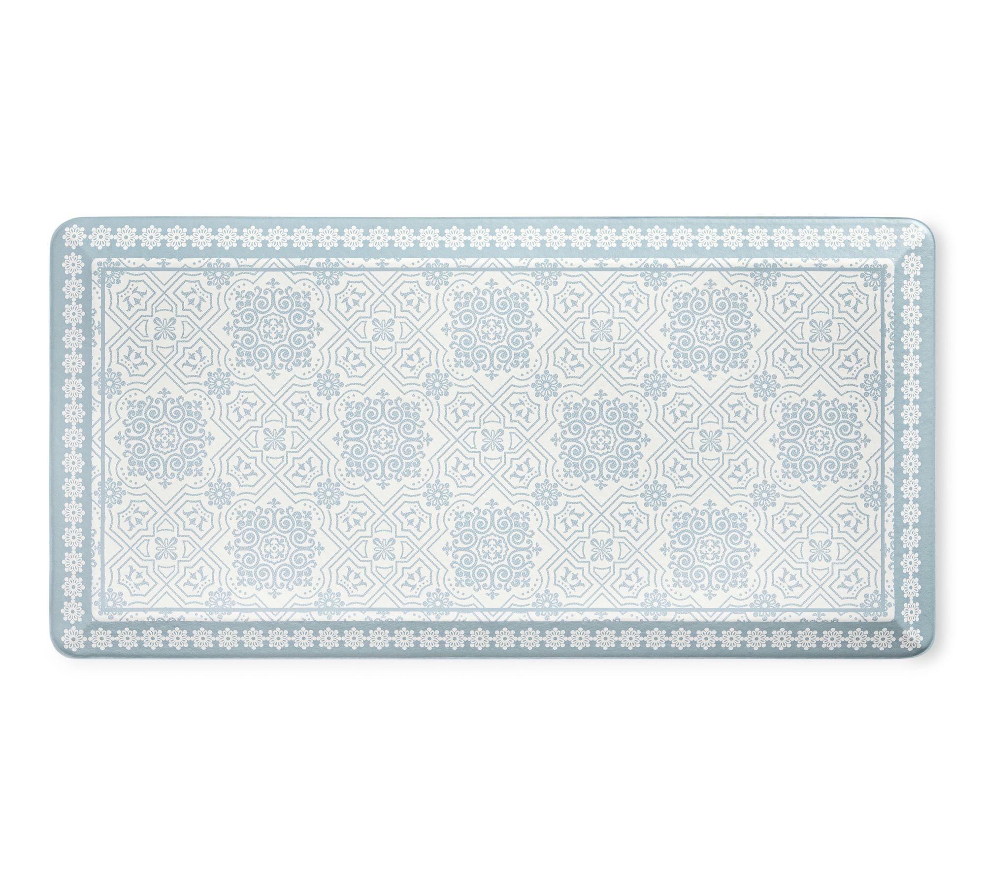 Martha Stewart Strie Medallion 19.6"x39" Kitchen Mat