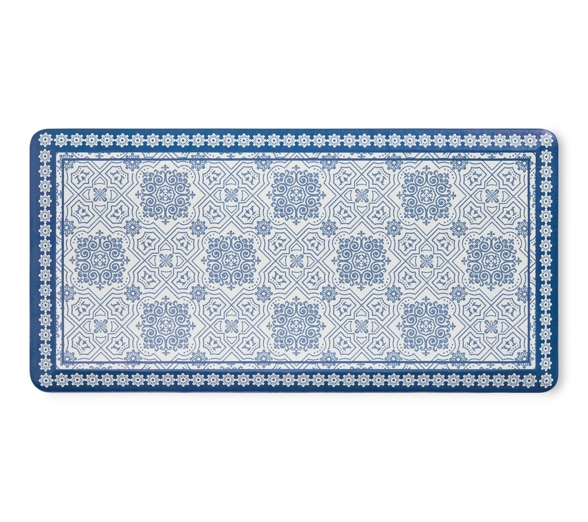 Martha Stewart Strie Medallion 19.6"x39" Kitchen Mat