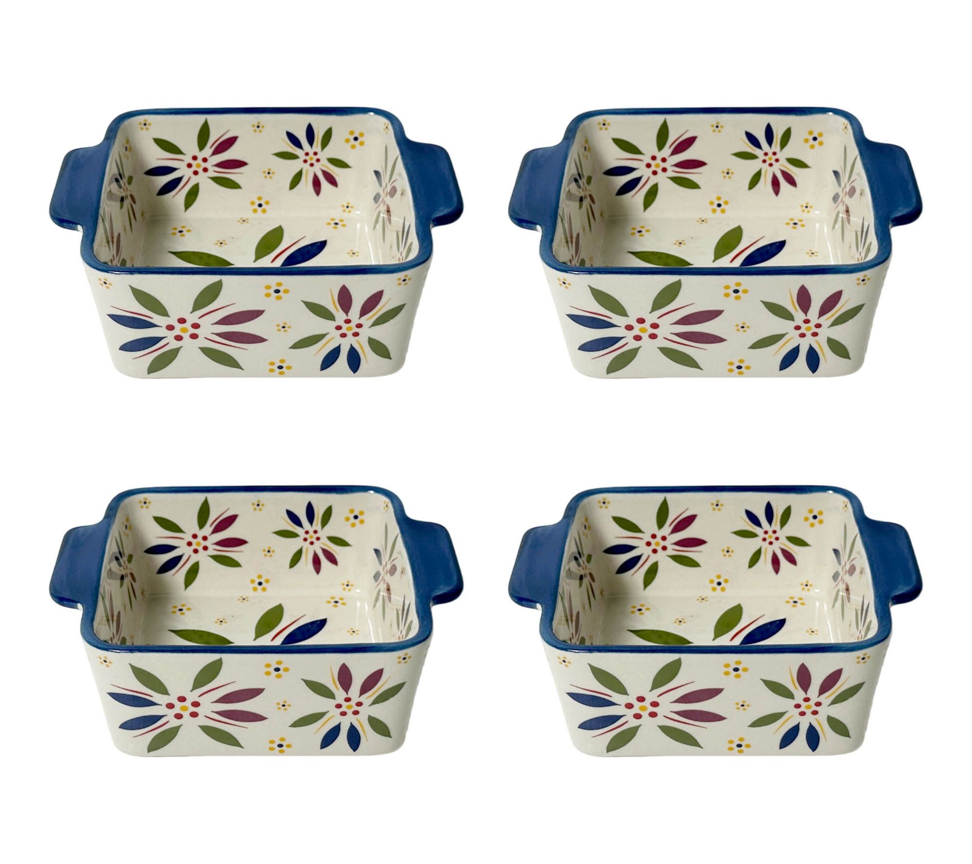 Temp-tations Set of 4 15-oz Mini Baking Dishes
