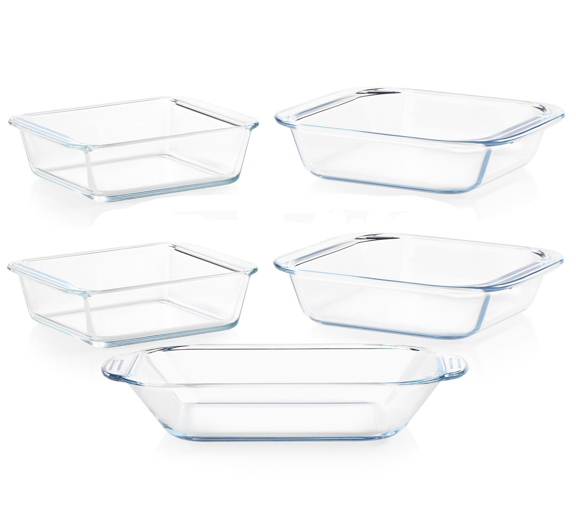 Pyrex Littles 5-pc Glass Baking Dish Set for Countertop Ovens - QVC.com
