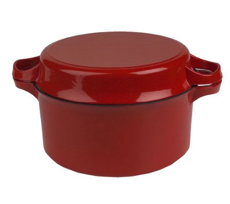 Enameled Cast Iron 13 x 9 Rectangular Baking Dish - Red