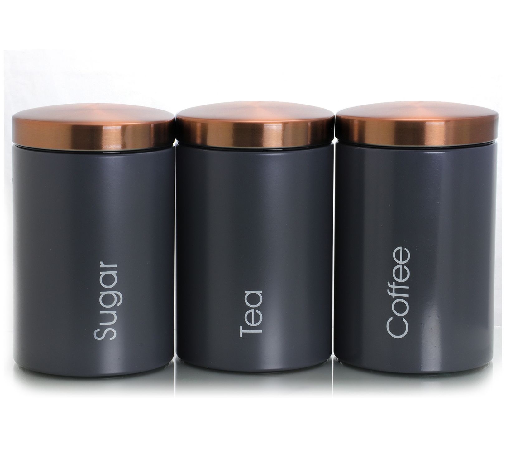 MegaChef Kitchen Storage 3 Piece Sugar, Coffeeand Tea Set