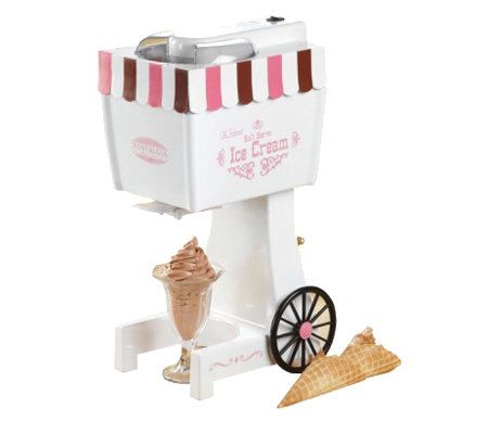 nostalgia vintage ice cream maker