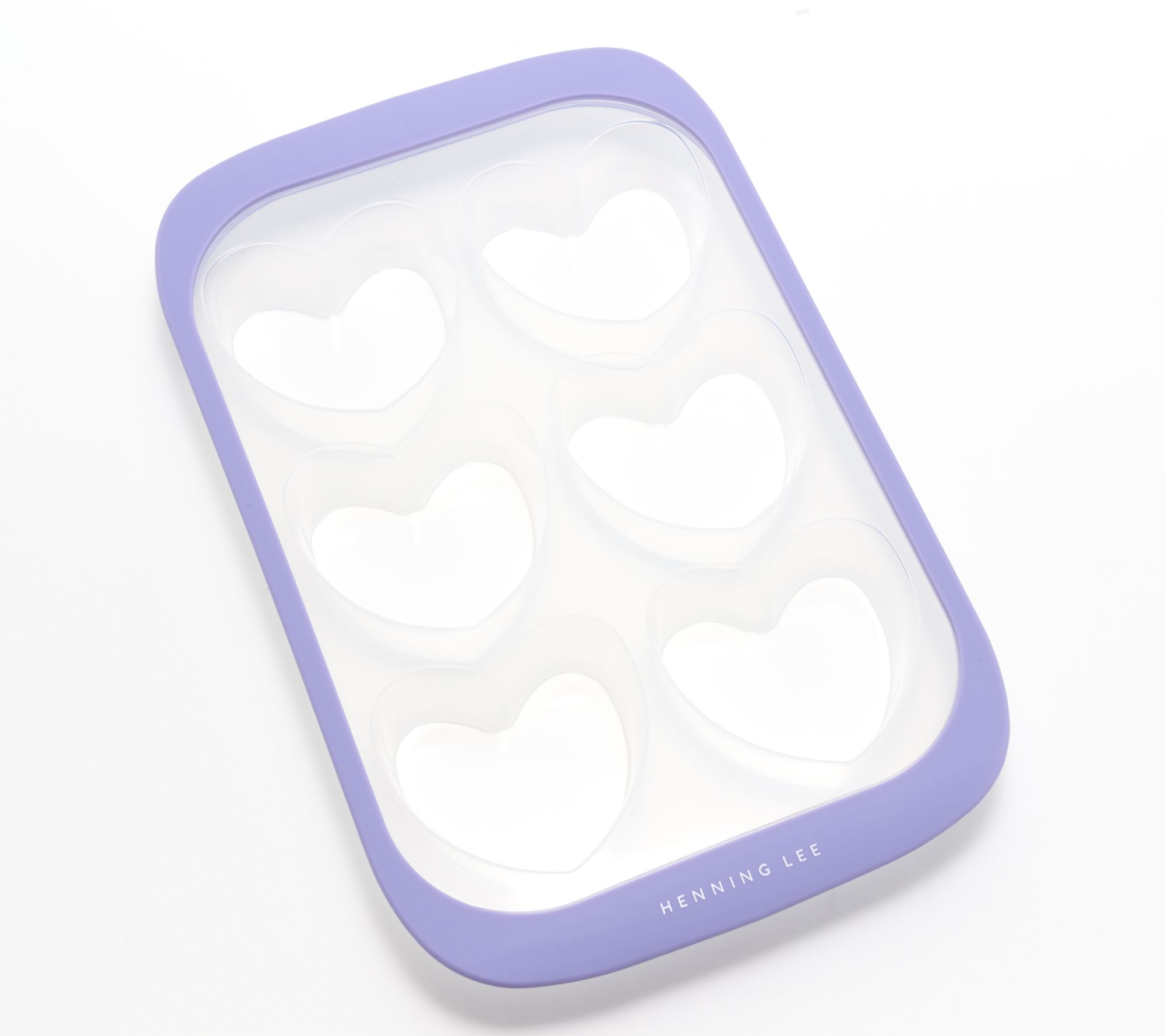 Henning Lee Look & Cook Silicone 6-Cup Heart Shaped Muffin Pan