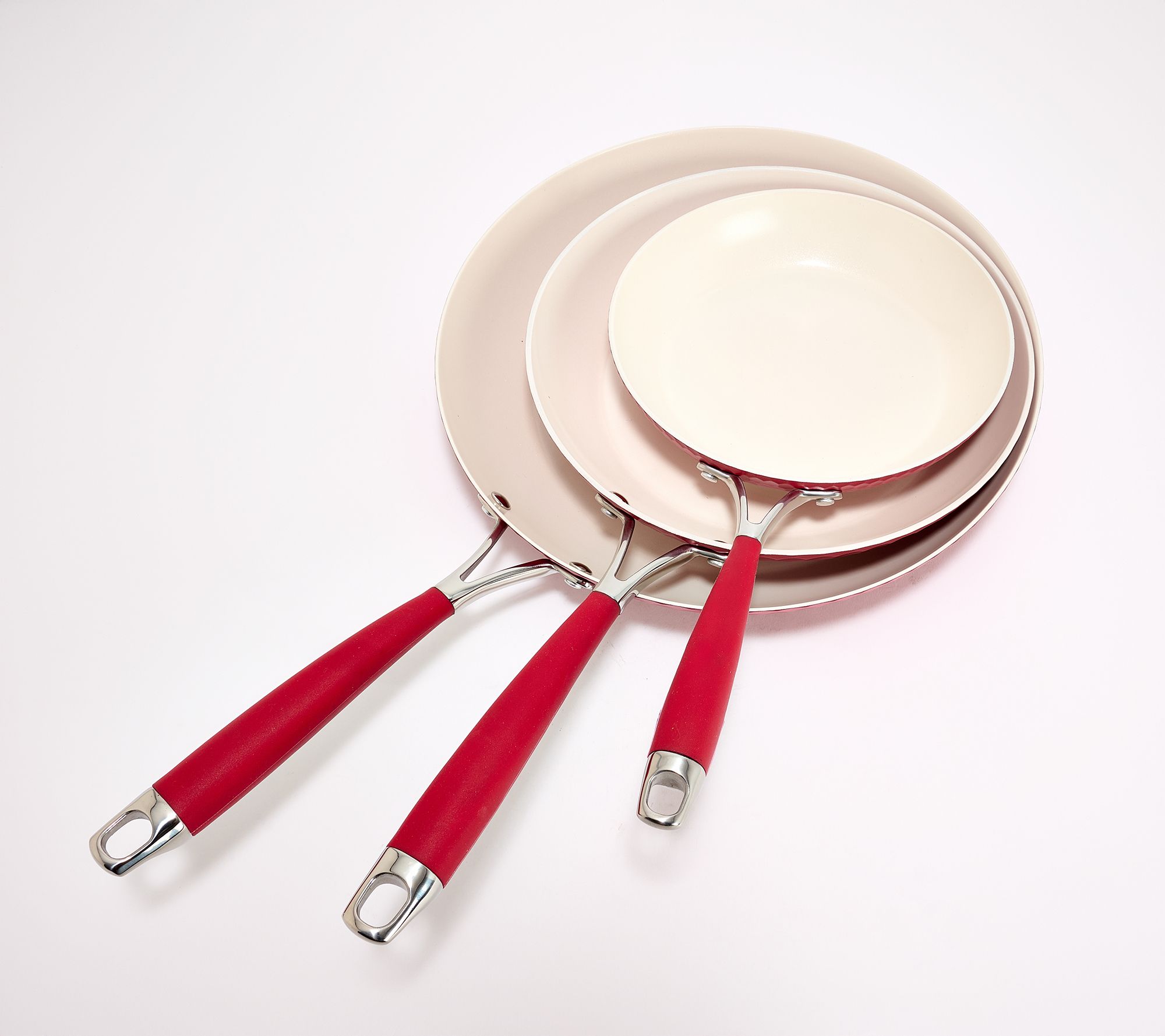 Aarti Sequeria 3-Pc 8", 10" & 12" Honeycomb Fry Pan Set