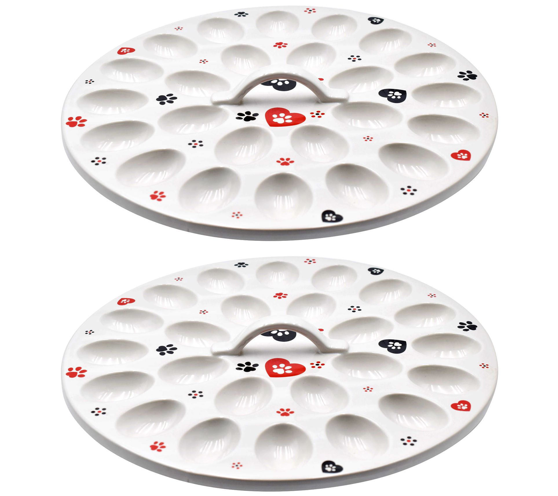 Temp-tations Set of 2 Egg Trays with Handle