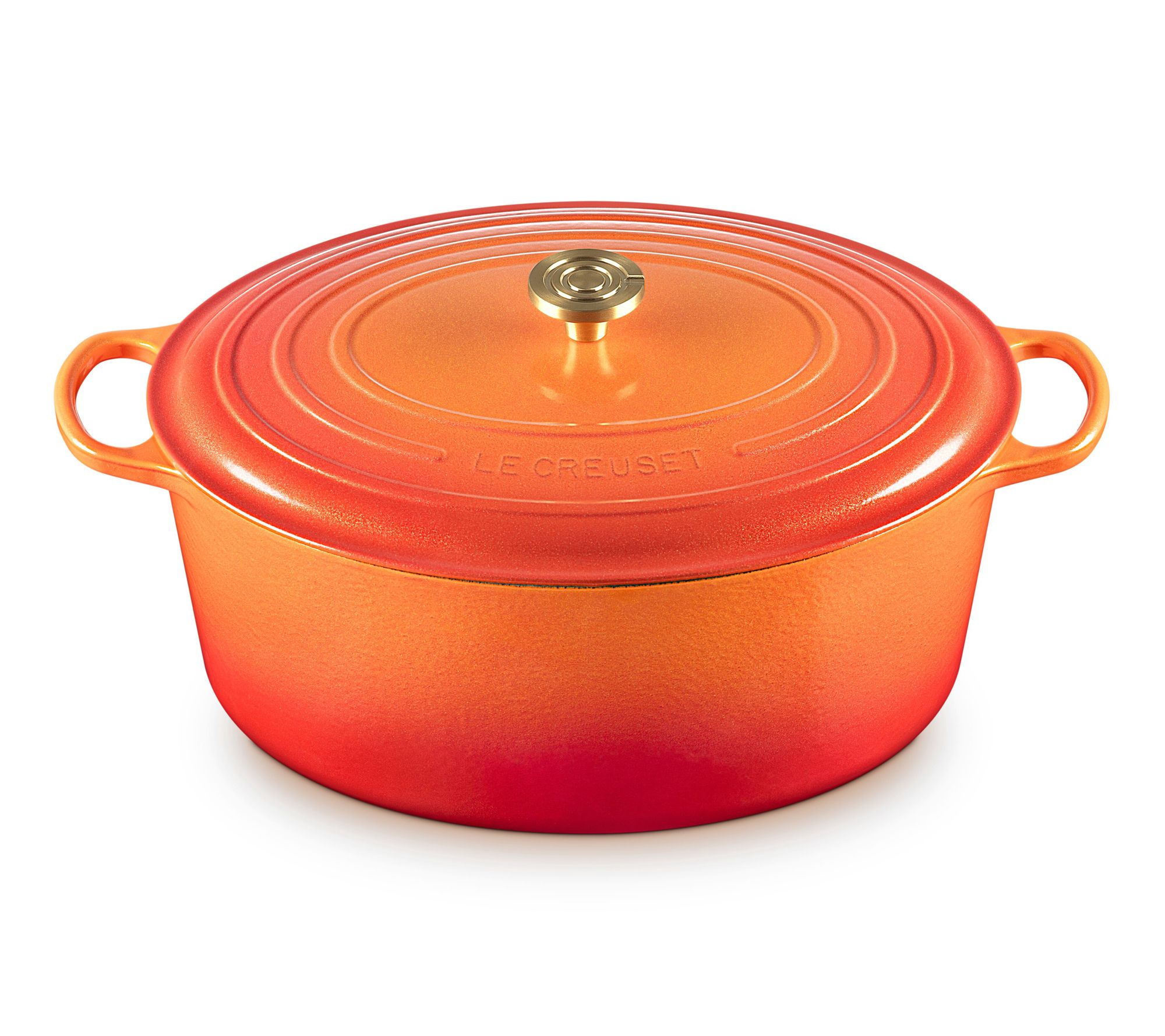  Le Creuset Flamme Doree 15.5 Quart Oval Dutch Oven