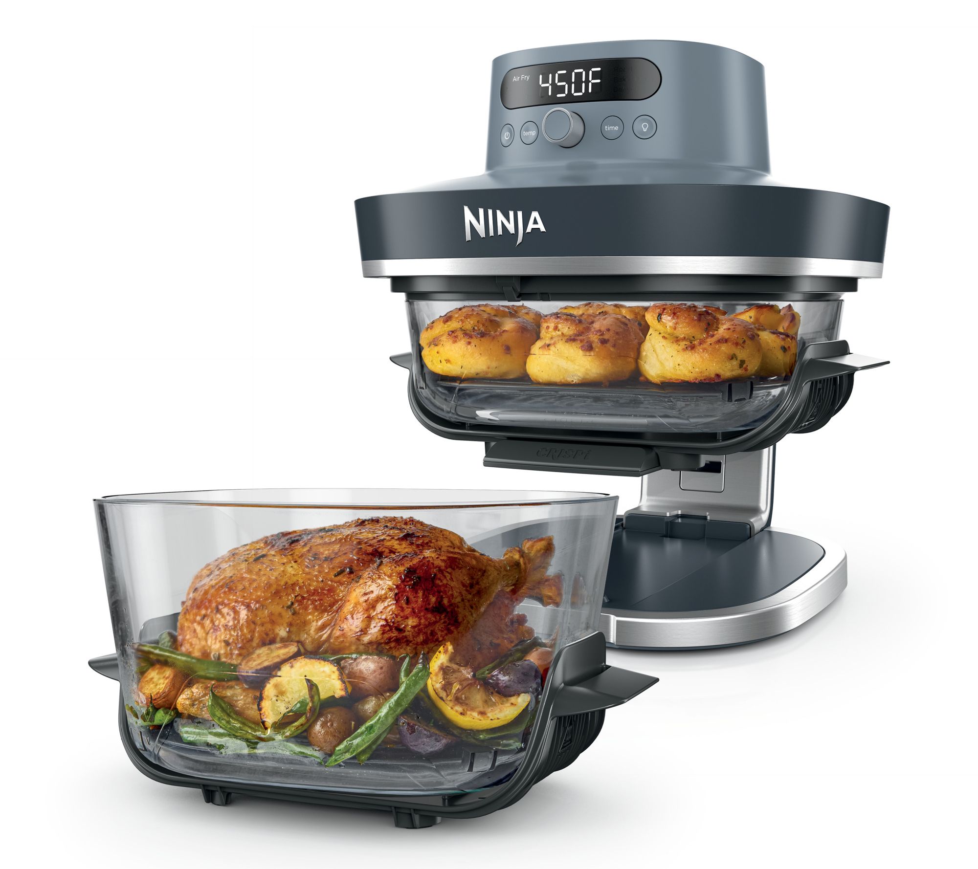Ninja Crispi Pro 6-in-1 Countertop Glass Air Fryer