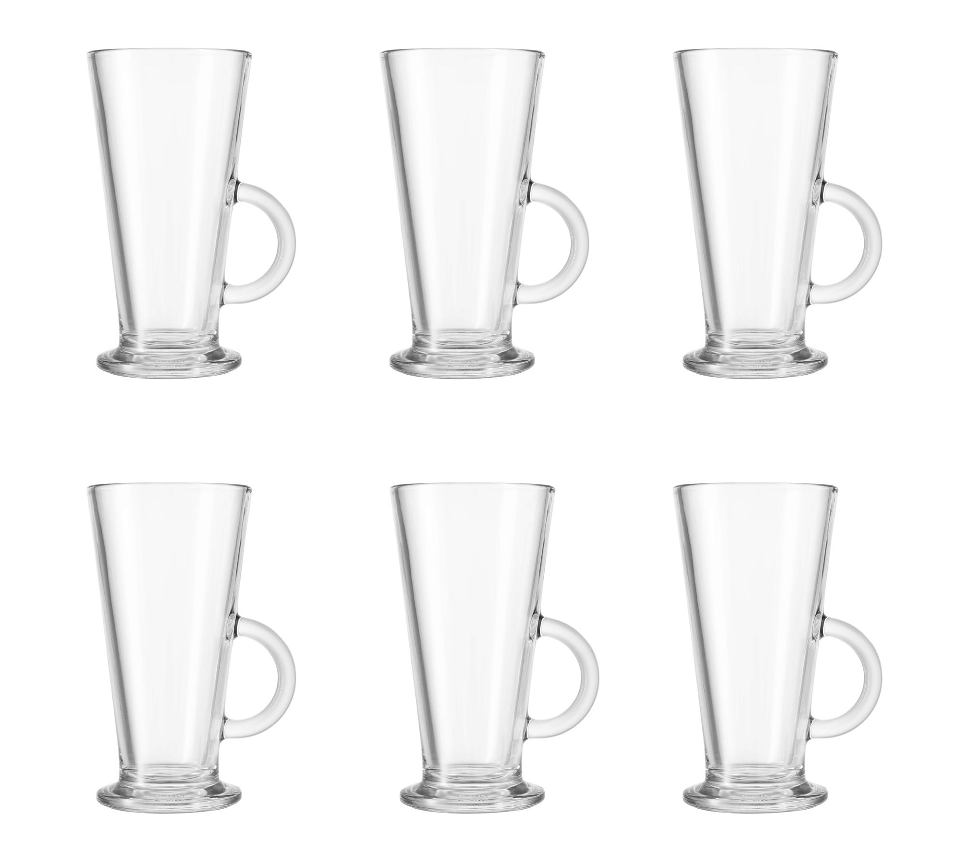 10 Strawberry Street Set of 6 Tazza Conic Dessert Coffee Mug