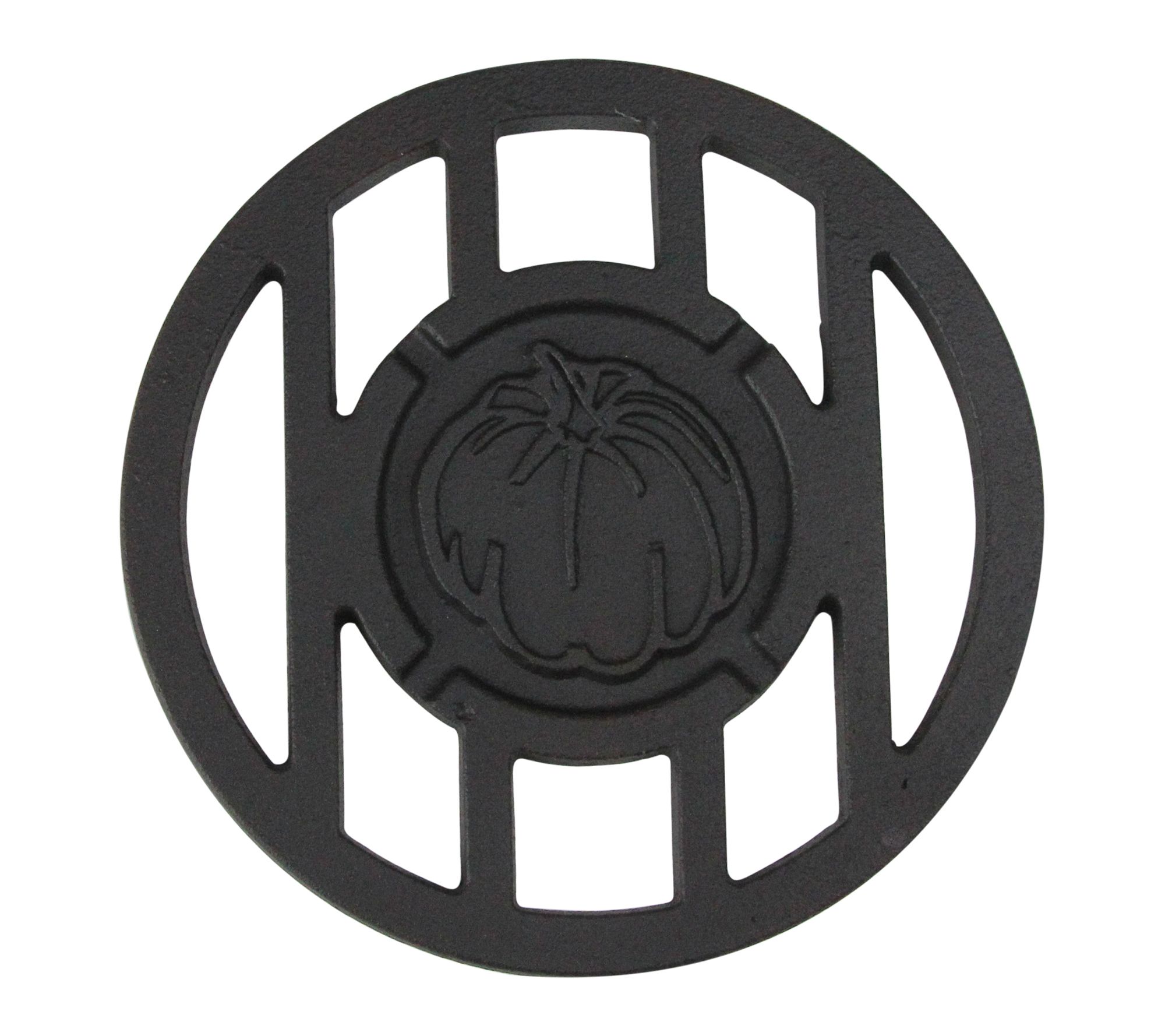 CC Home Furnishings 5.5" Pumpkin Cast Iron Grill Accessory