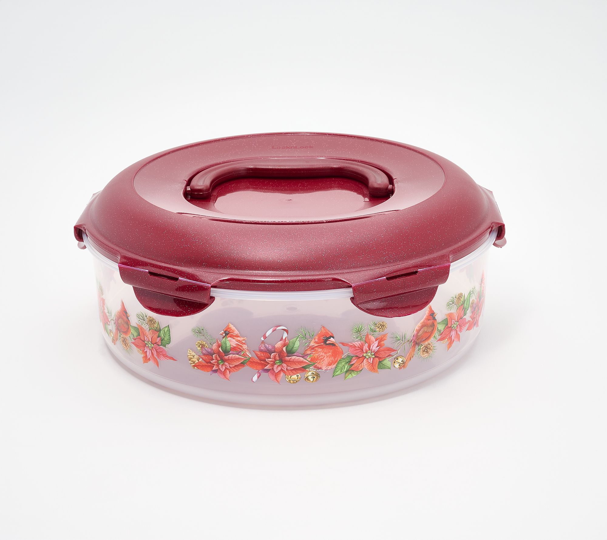  LocknLock Holiday Printed Pie Carrier