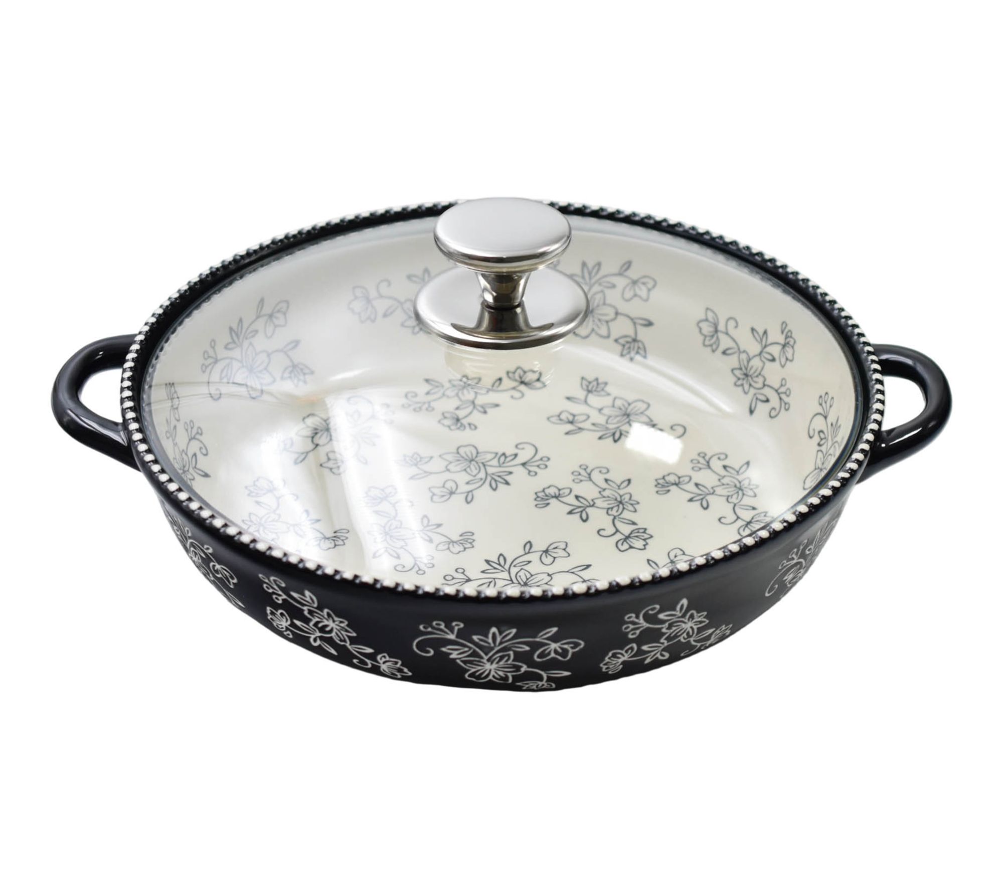 Temp-tations 3-qt Baker with Glass Lid
