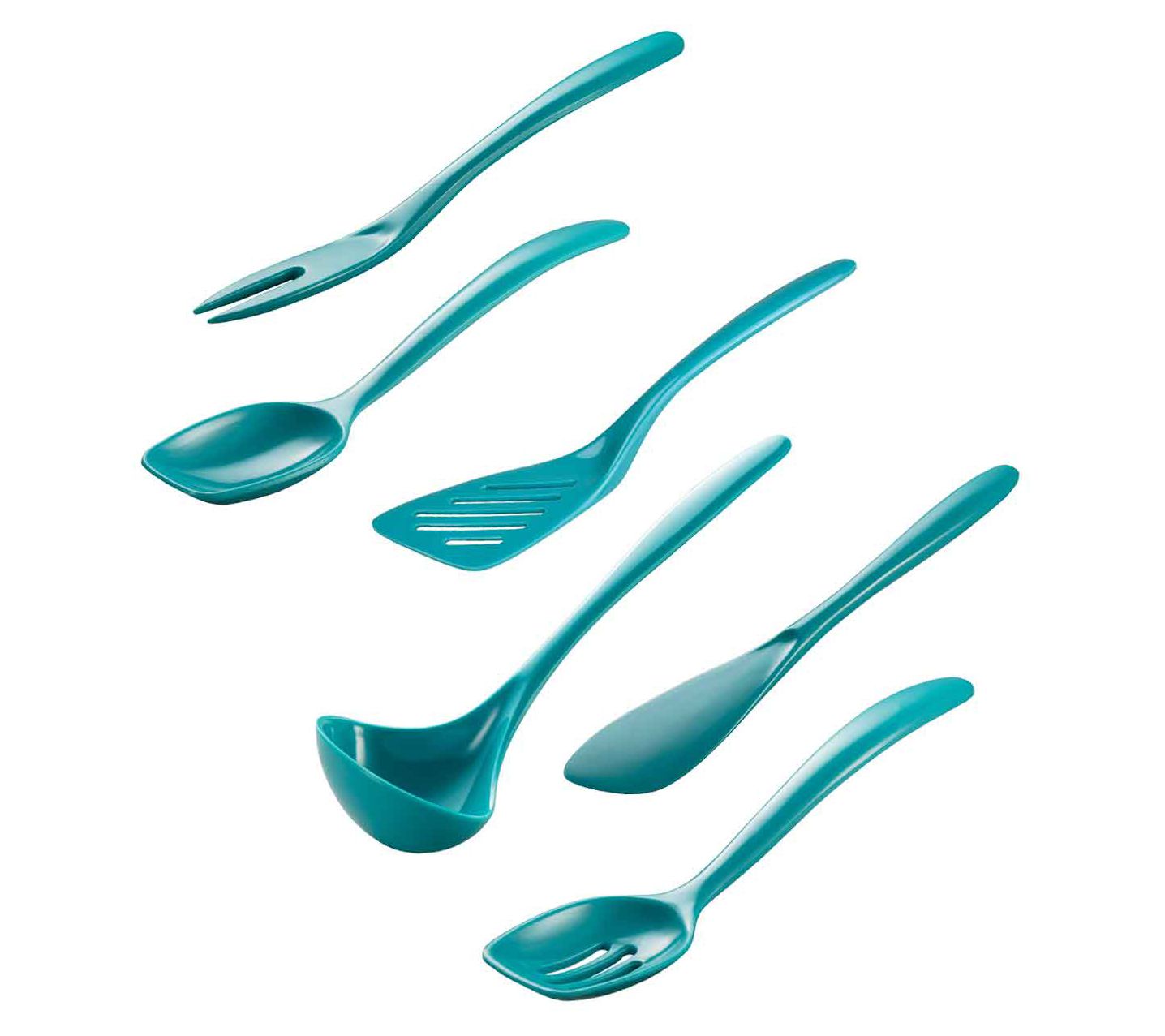 Gourmac Hutzler 6-Piece Set Melamine Mini Utensils