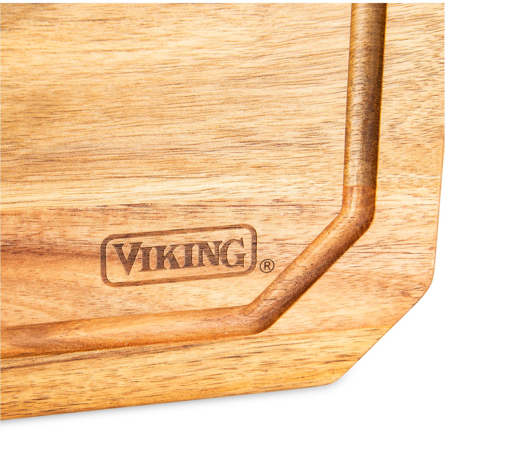 Viking Acacia 2-Piece Paddle and Cutting Board Serving Set