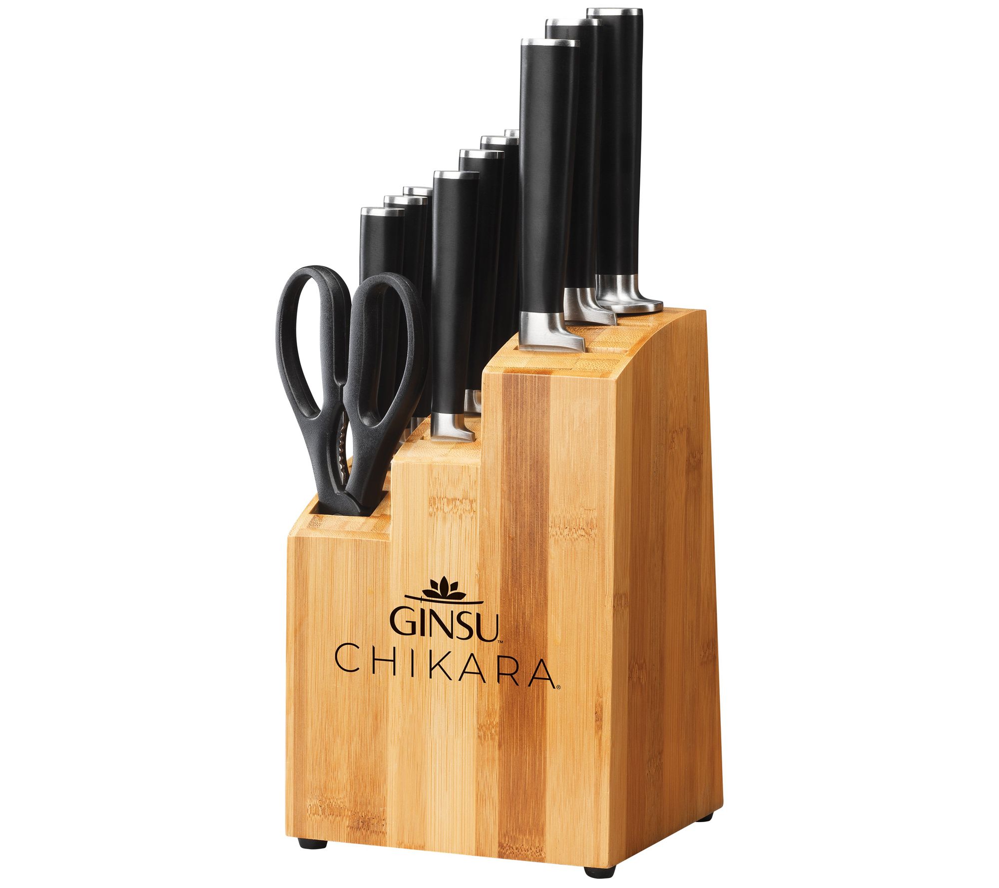 Ginsu Kiso 6-Piece Stainless Steel Steak Knife Set on QVC 