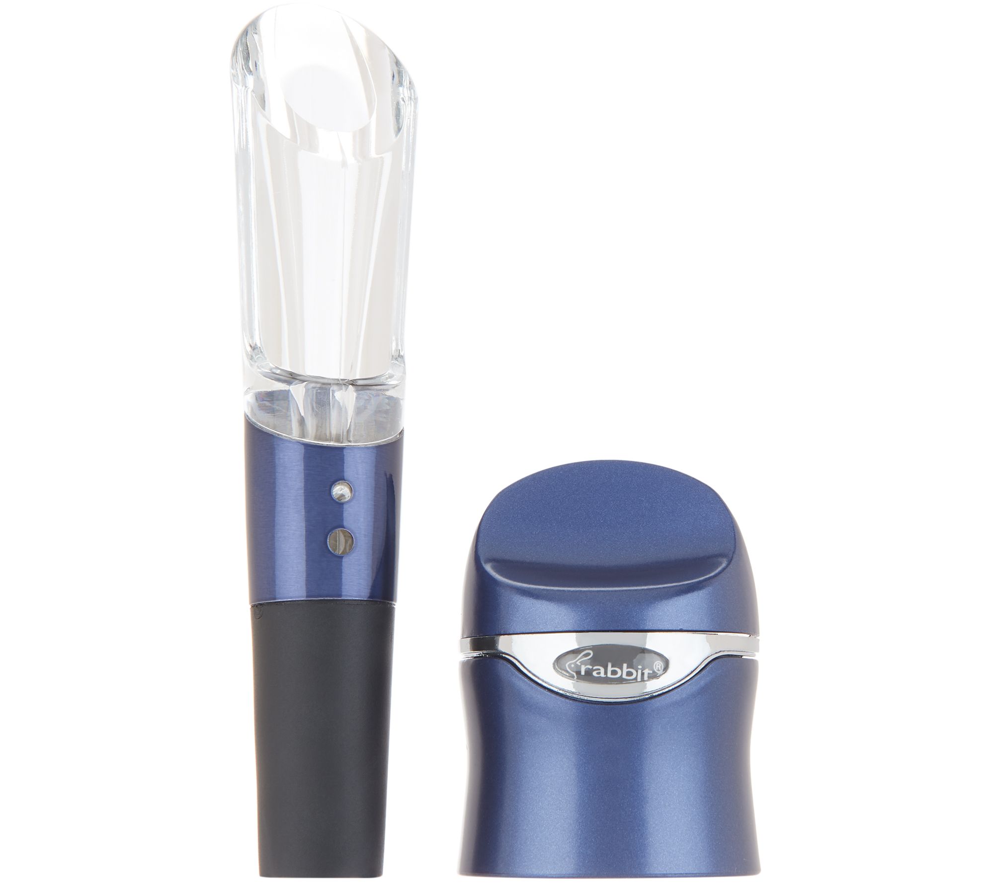 Rabbit Set of 4 Wine Sealer and Aerator Sets with Gift Boxes