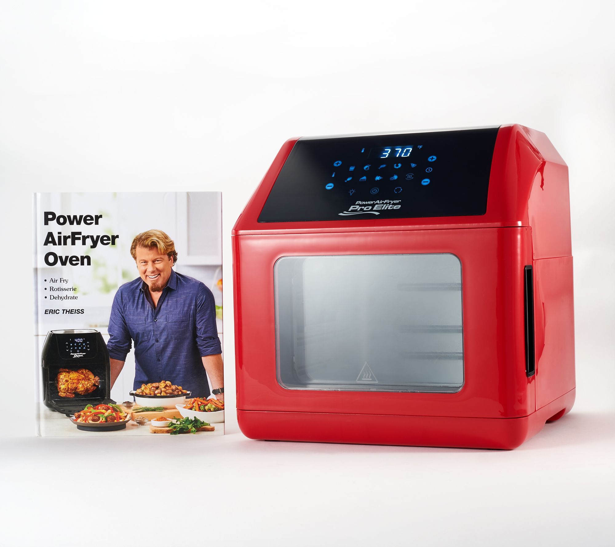 Power Air Fryer Oven All-in-One 6 Quart Plus Dehydrator Best Pro Rotisserie 6QT 
