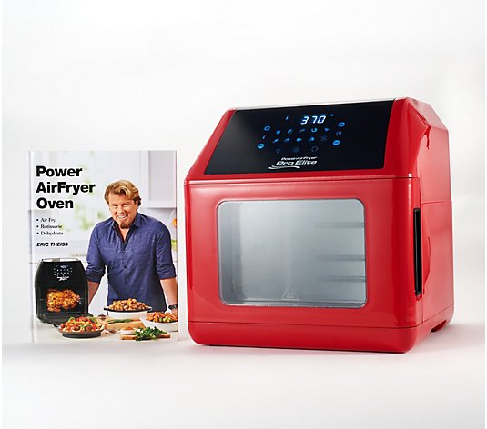 PowerXL 6-qt Air Fryer 10-in-1 Pro Elite Oven w/ Book 
