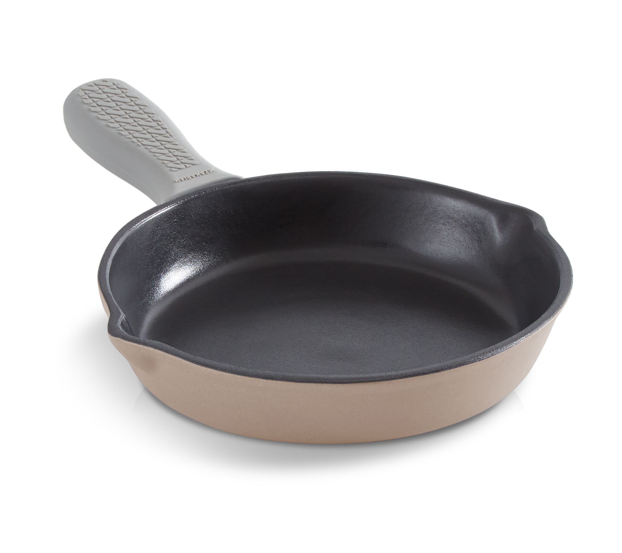 Zakarian by Dash 6 Cast-Iron Skillet Silicone Handle ,Eggplant